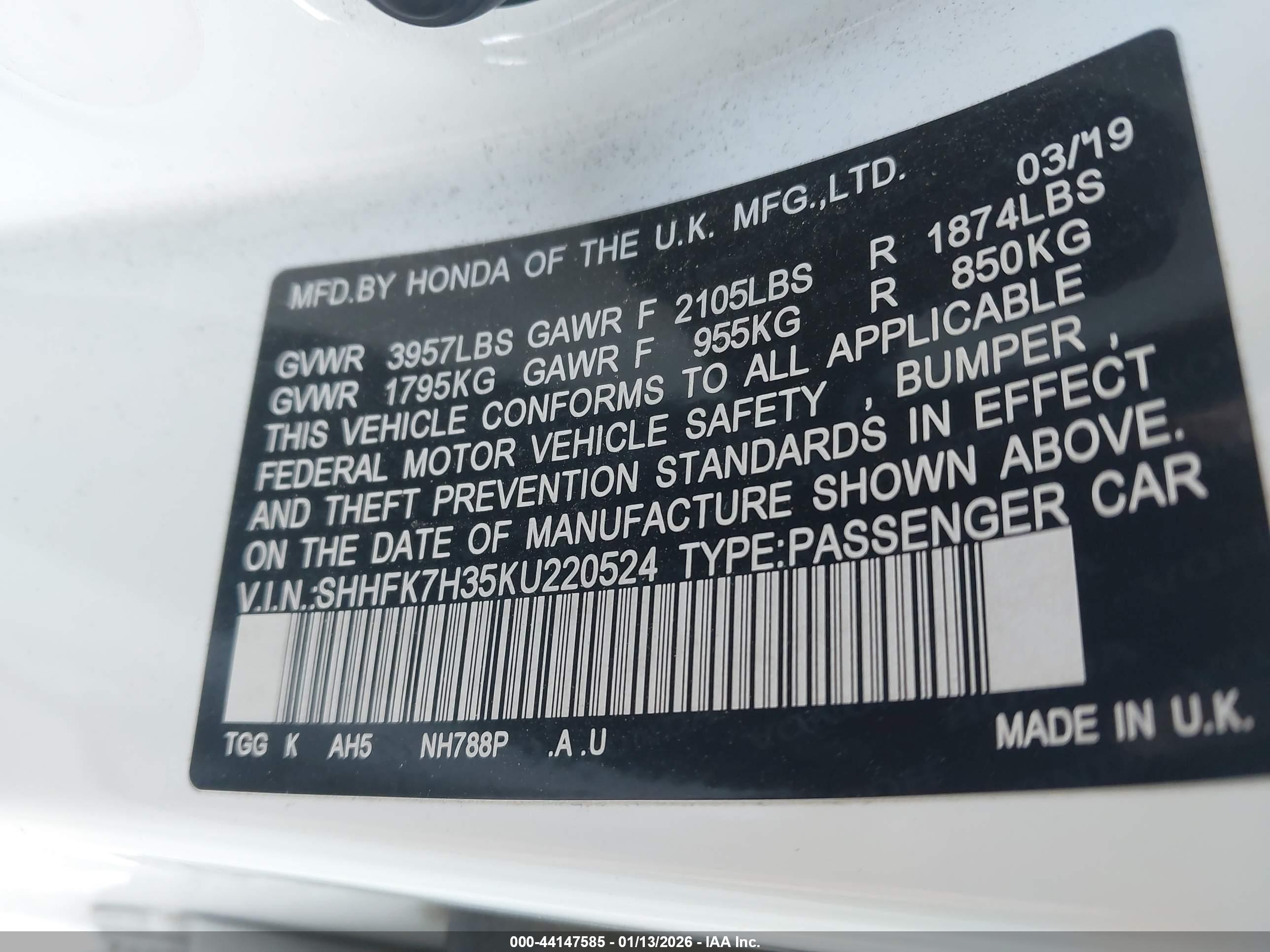 HONDA CIVIC image 9