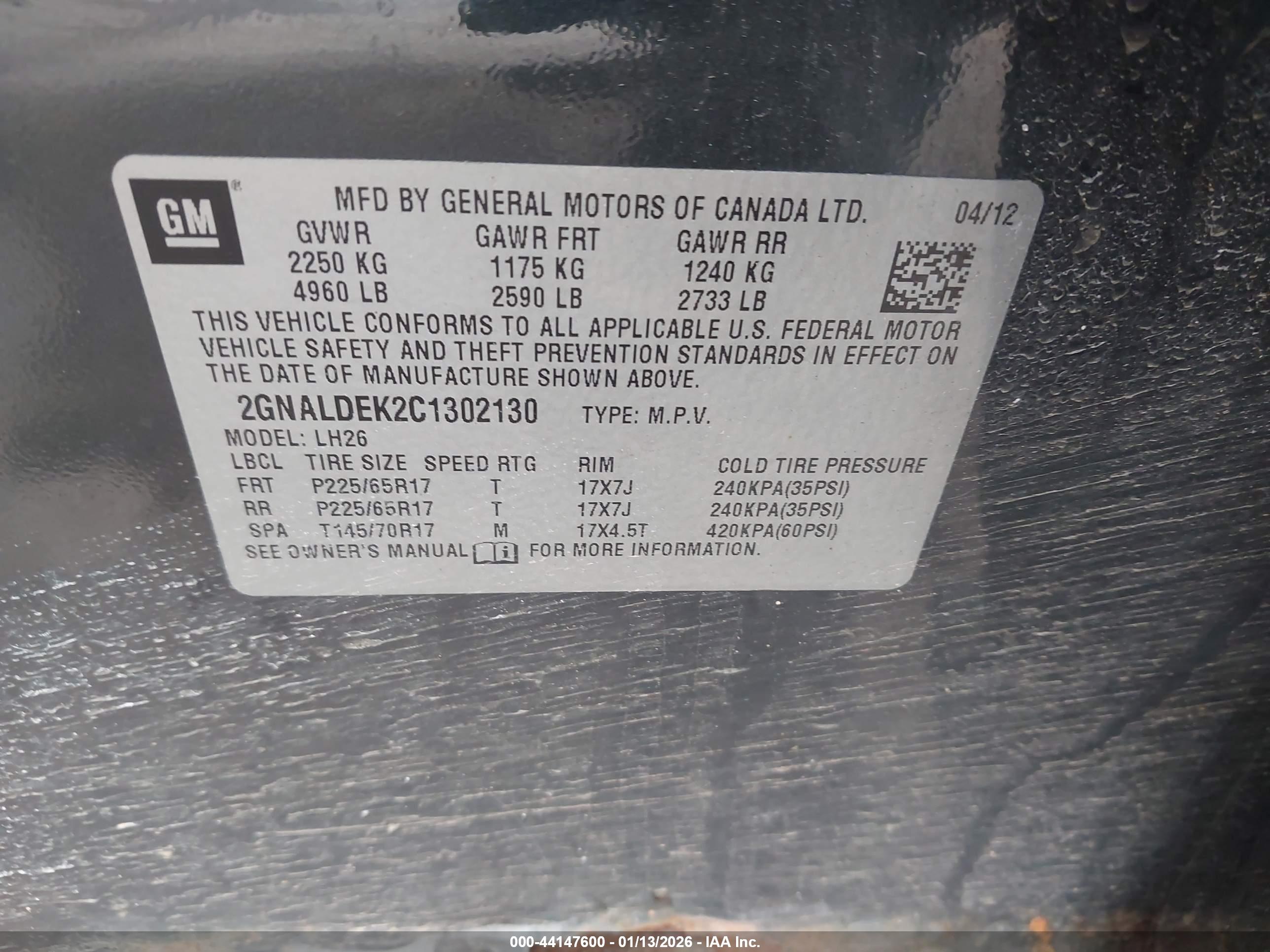 CHEVROLET EQUINOX image 9