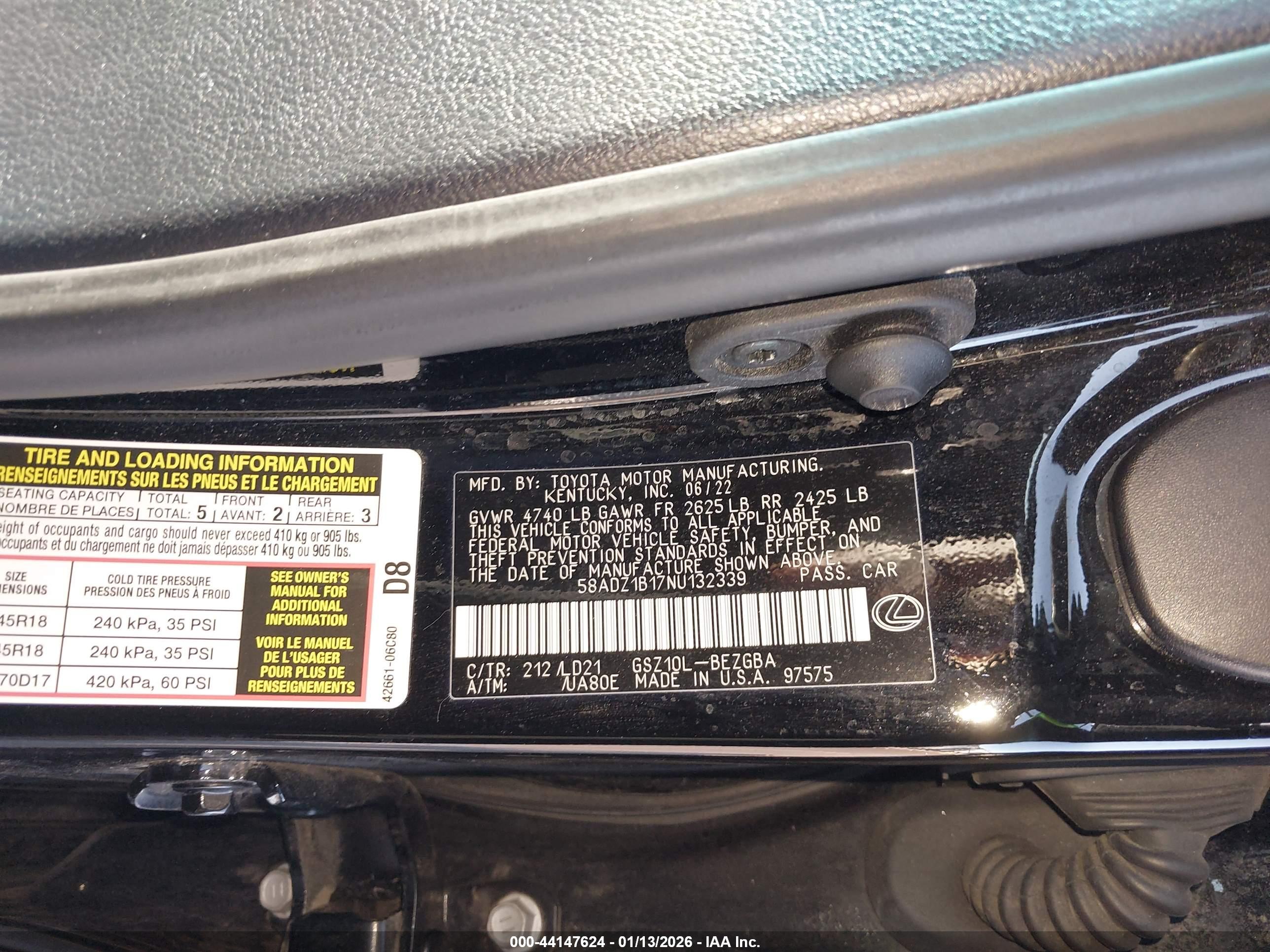 LEXUS ES image 9