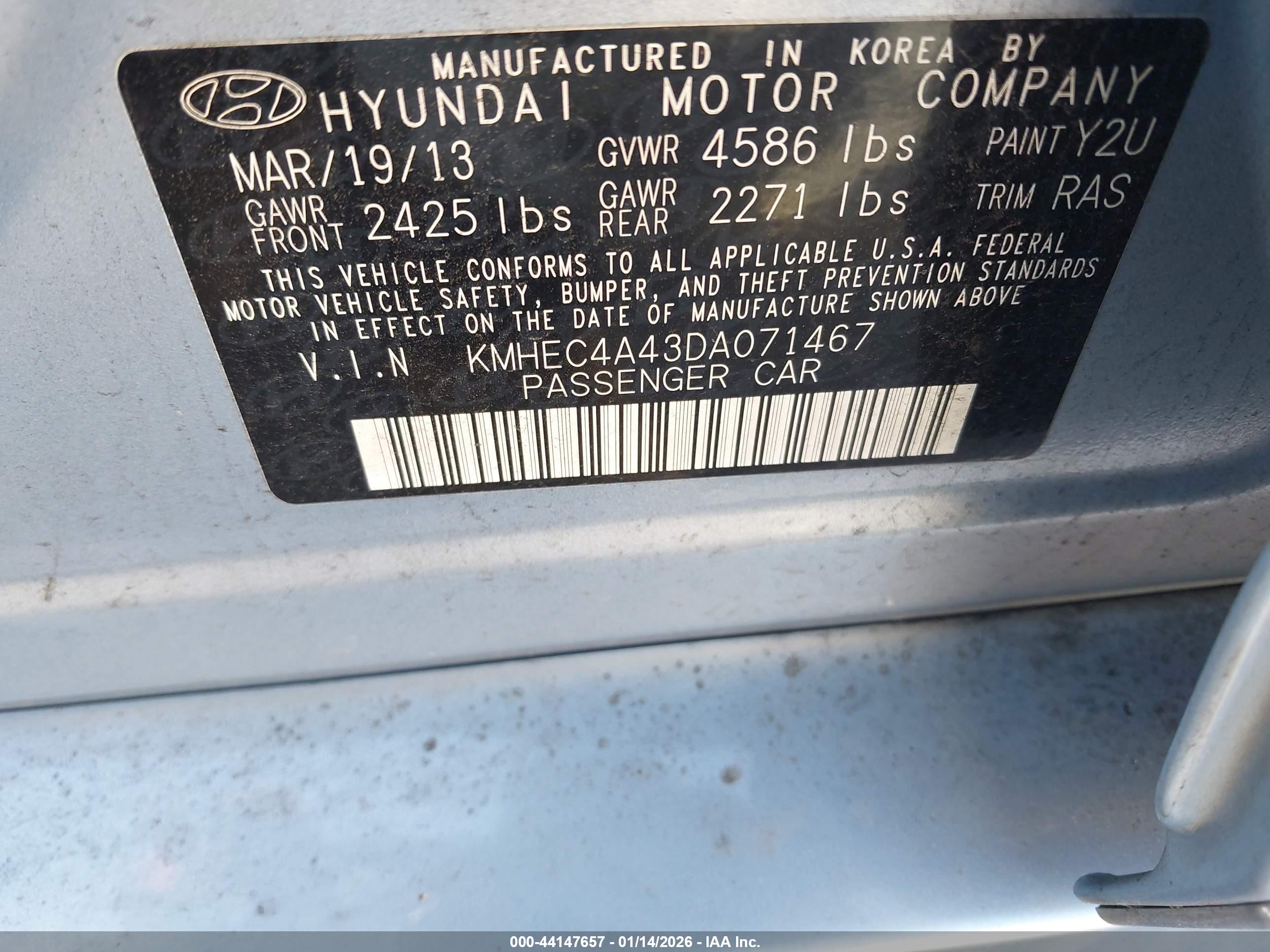 HYUNDAI SONATA image 9