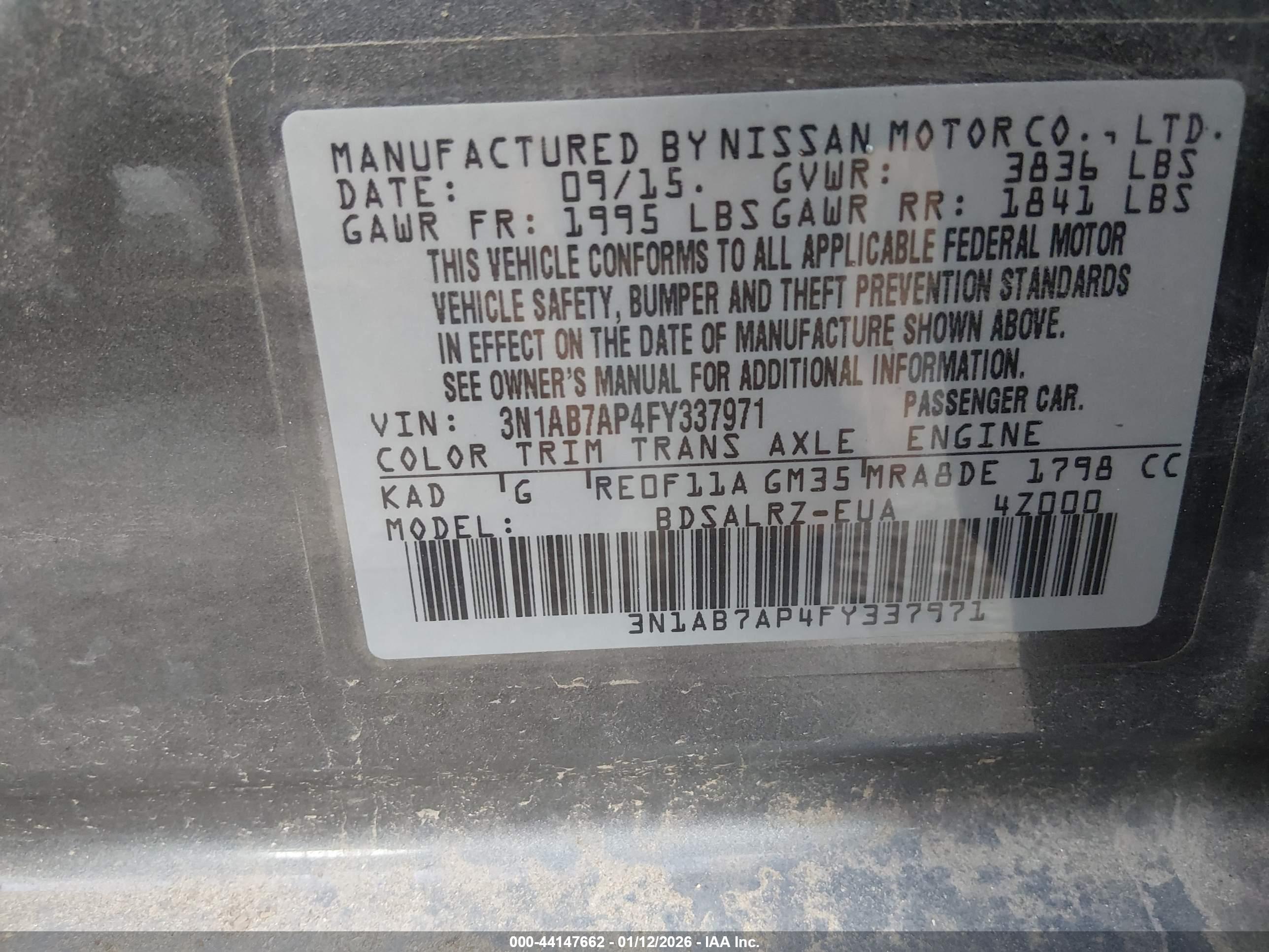 NISSAN SENTRA image 9