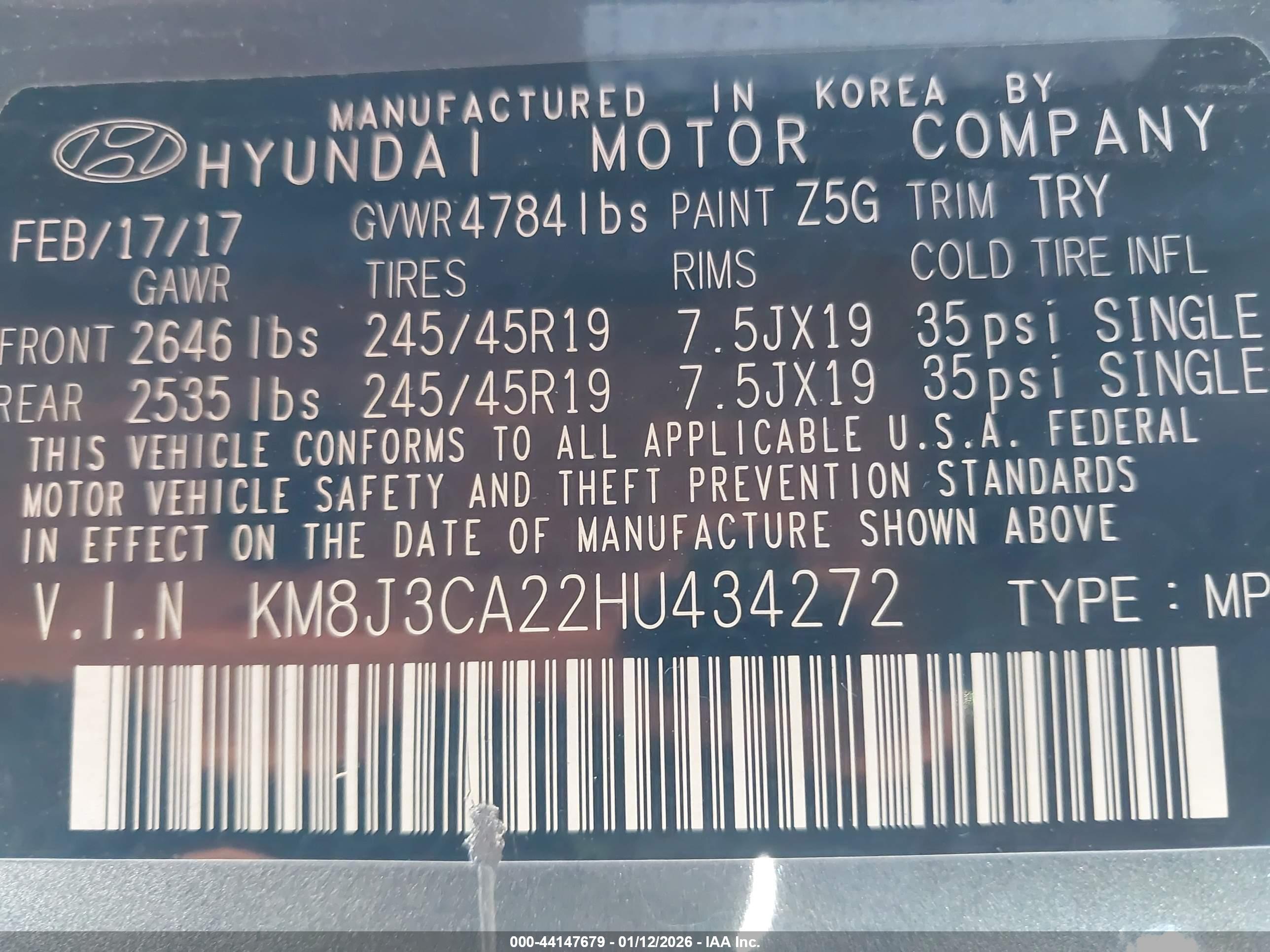 HYUNDAI TUCSON image 9