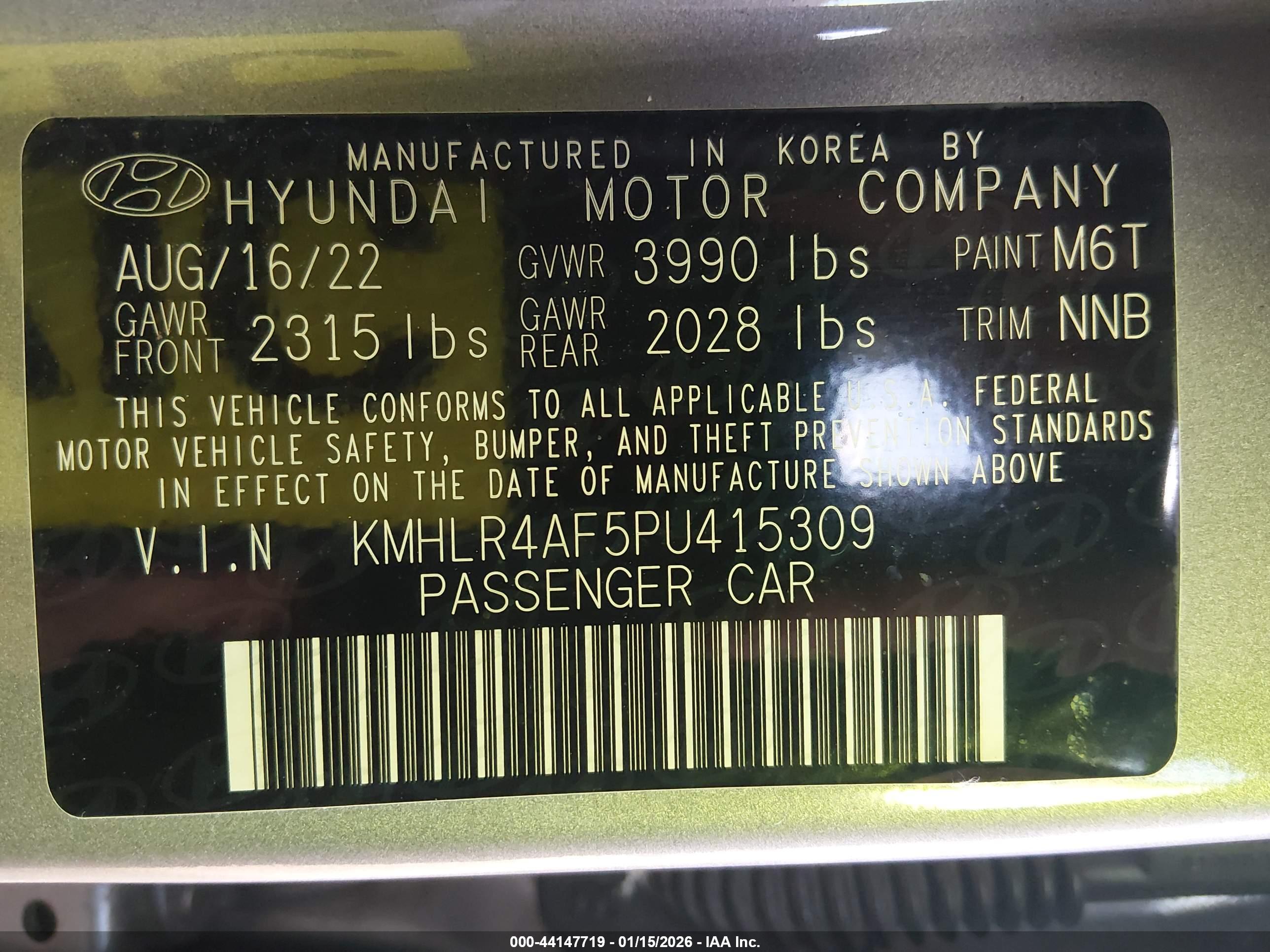 HYUNDAI ELANTRA image 9