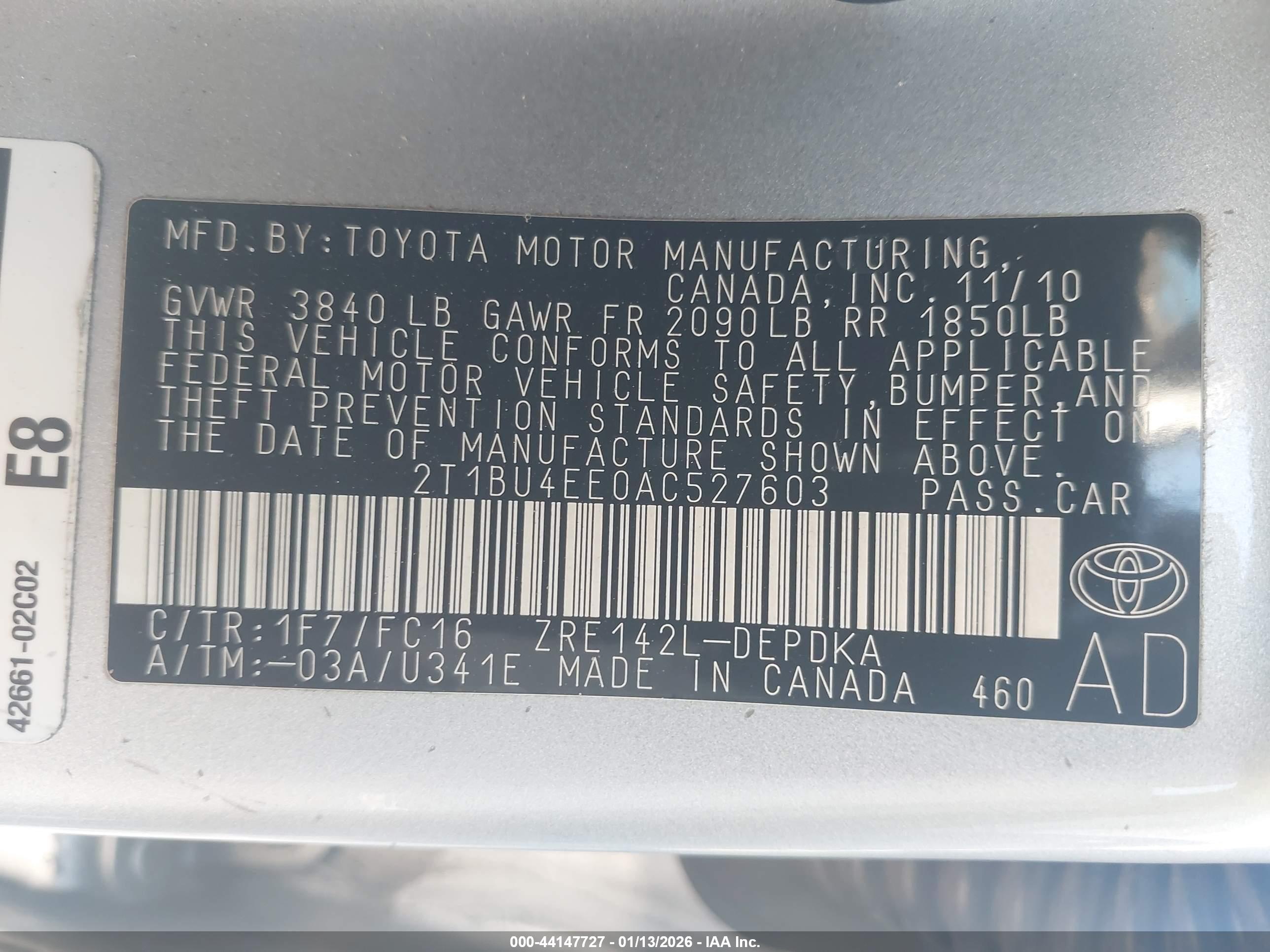 TOYOTA COROLLA image 9