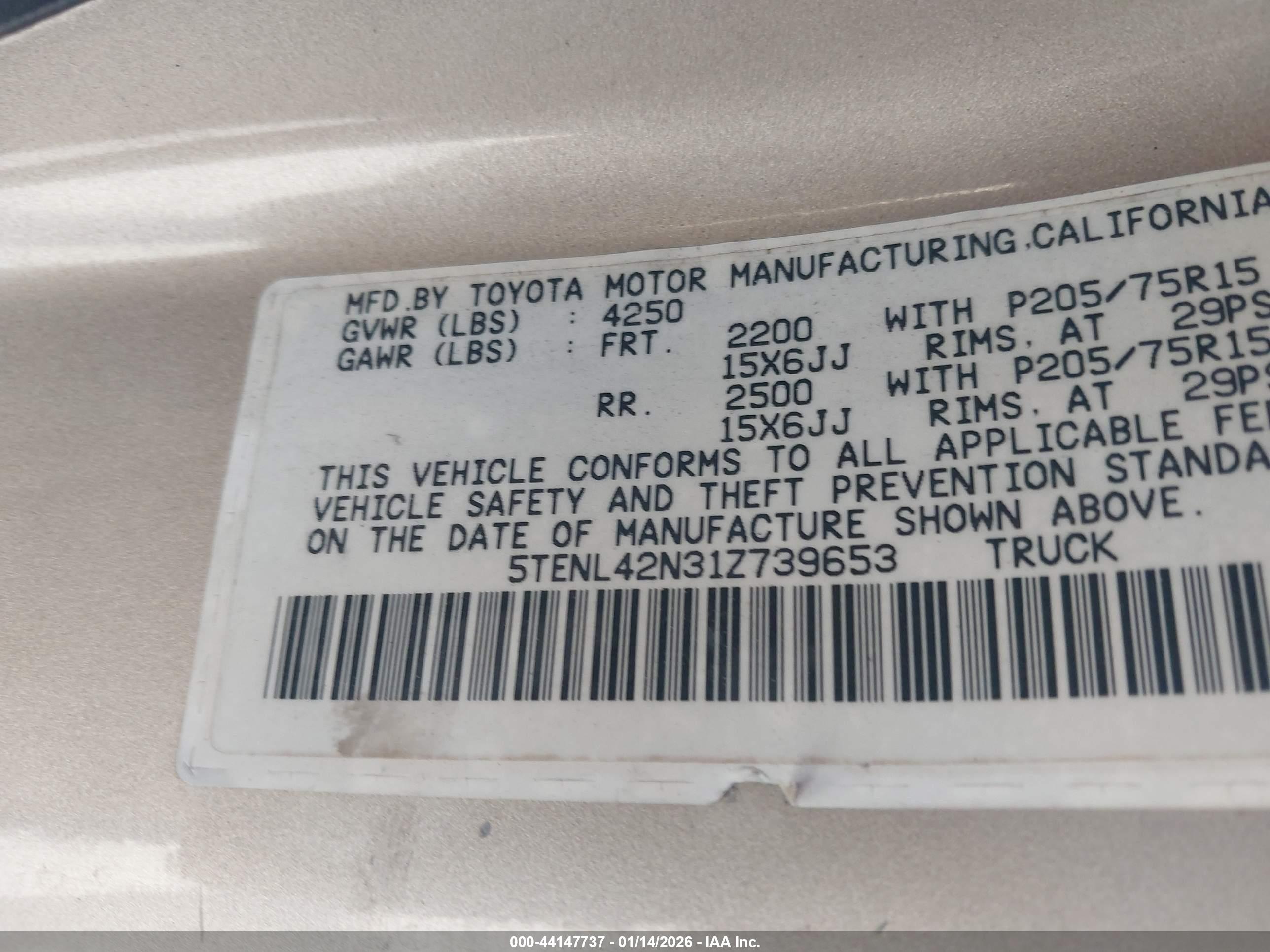 TOYOTA TACOMA image 9