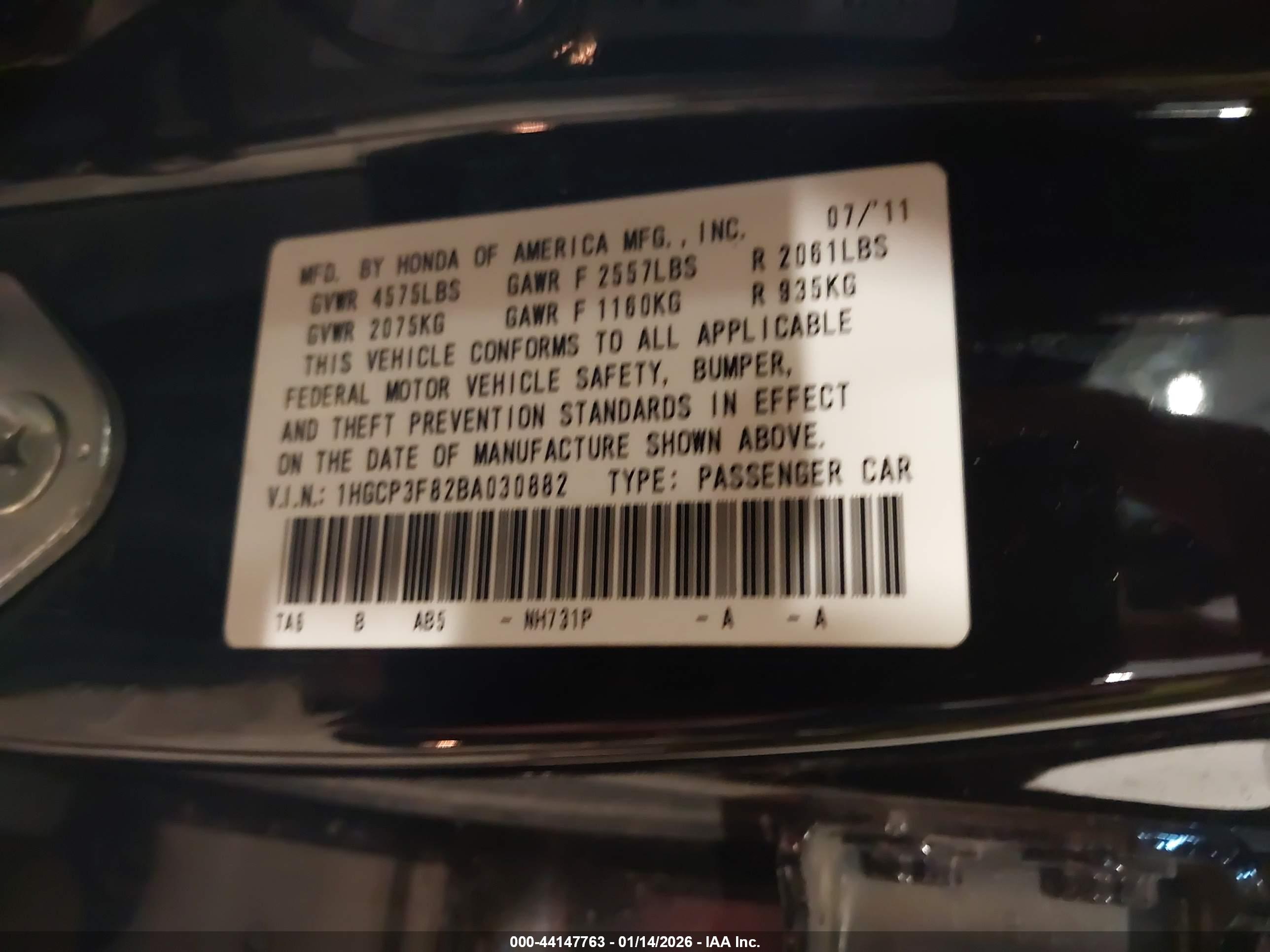 HONDA ACCORD image 9