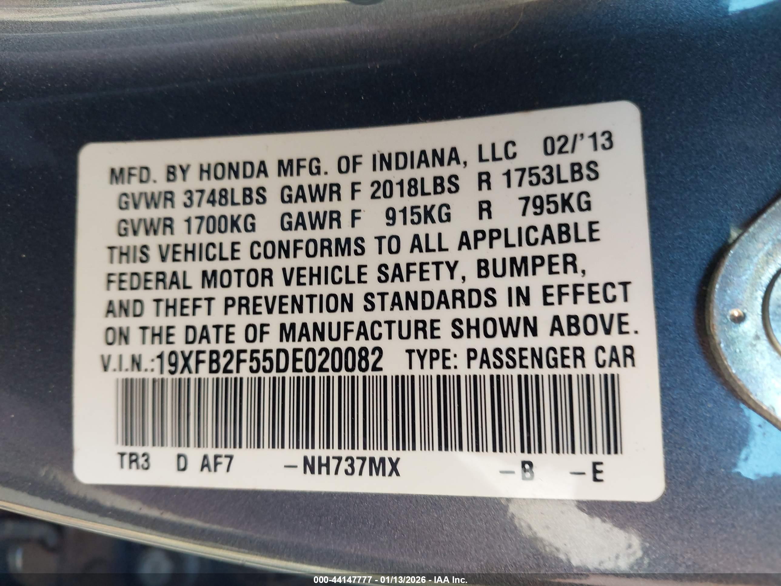 HONDA CIVIC image 9