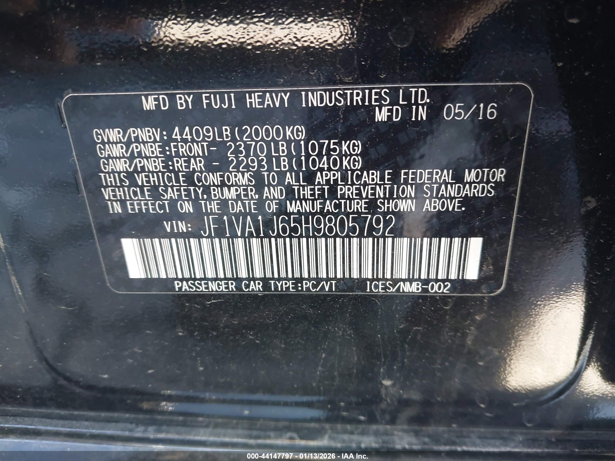SUBARU WRX image 9