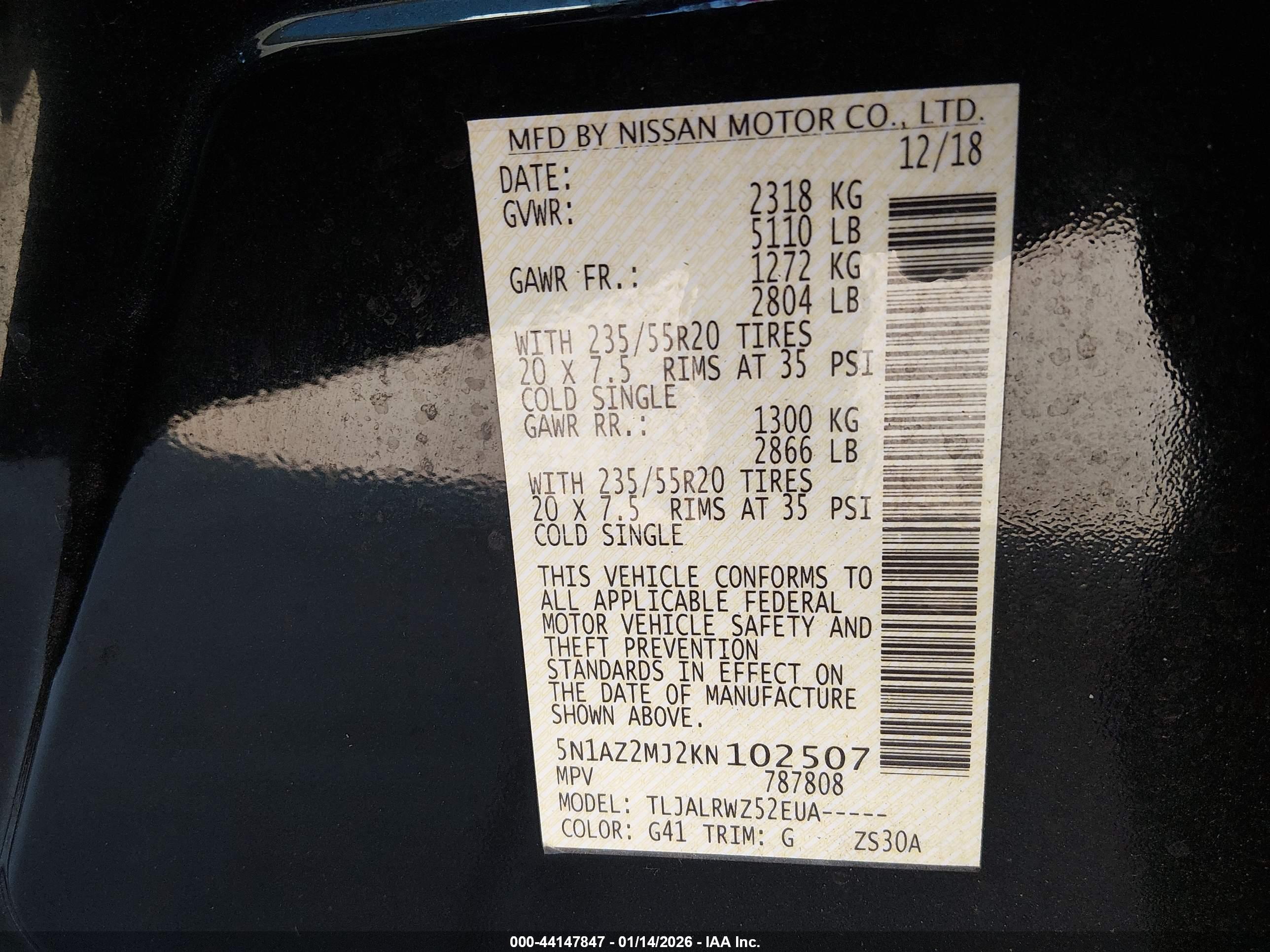 NISSAN MURANO image 9