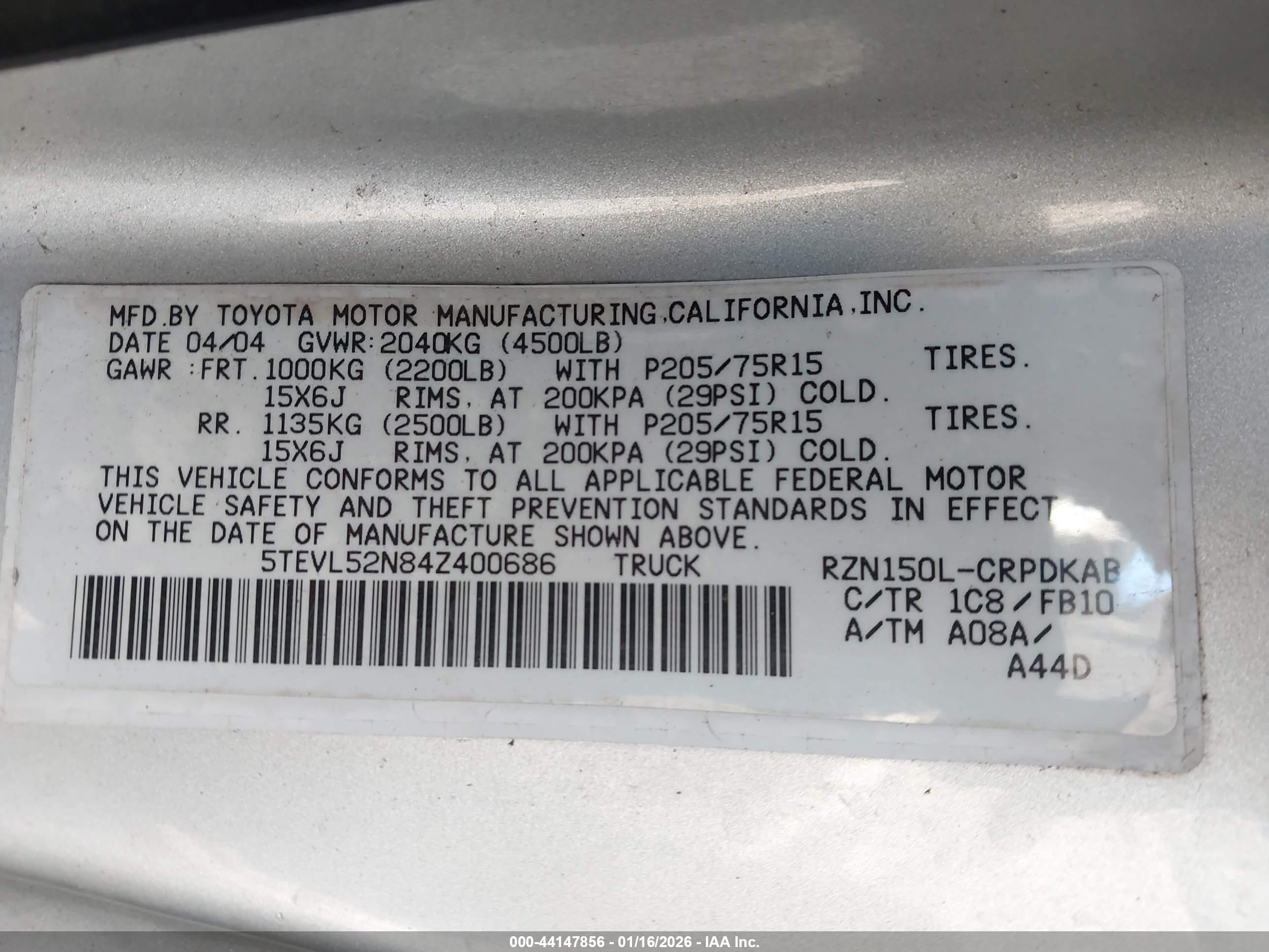 TOYOTA TACOMA image 9