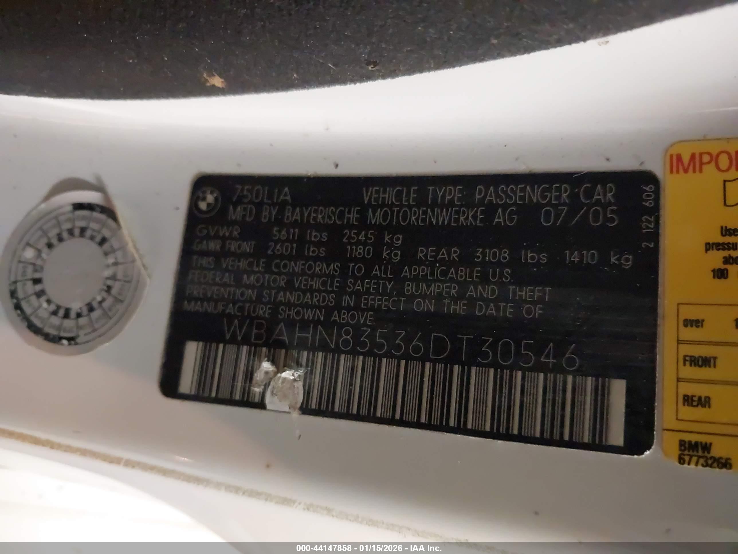 BMW 750LI image 9