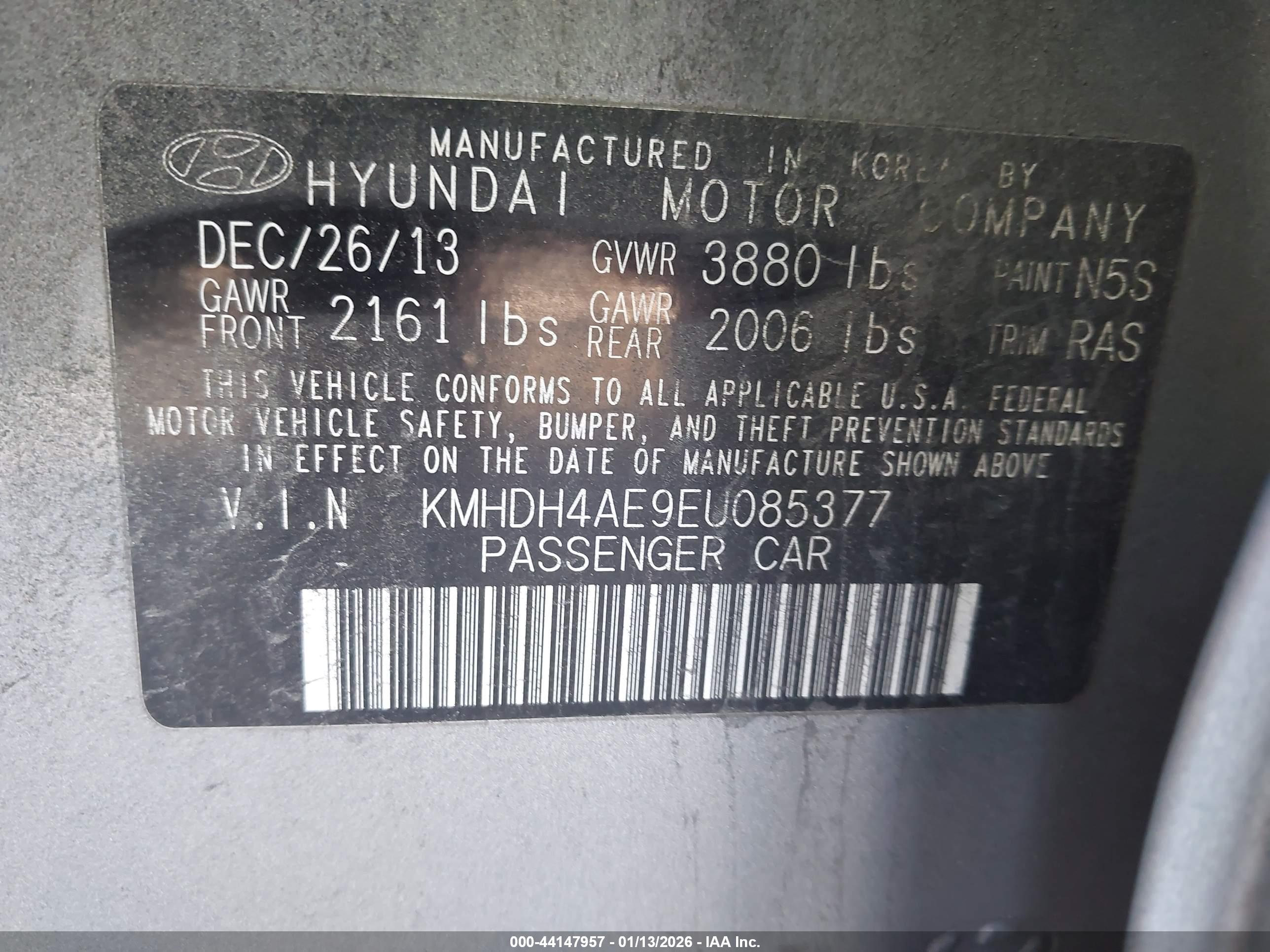 HYUNDAI ELANTRA image 9