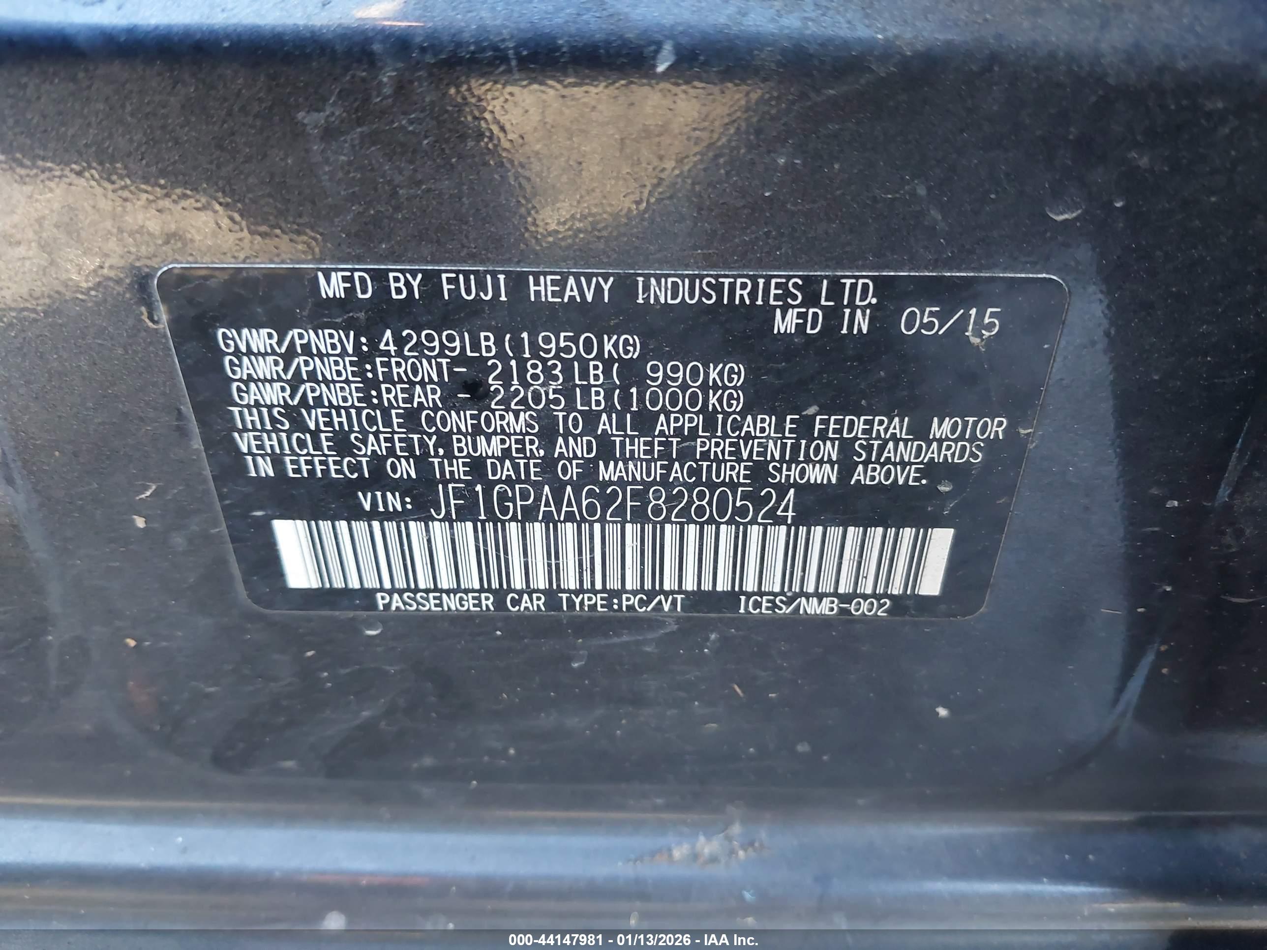 SUBARU IMPREZA image 9