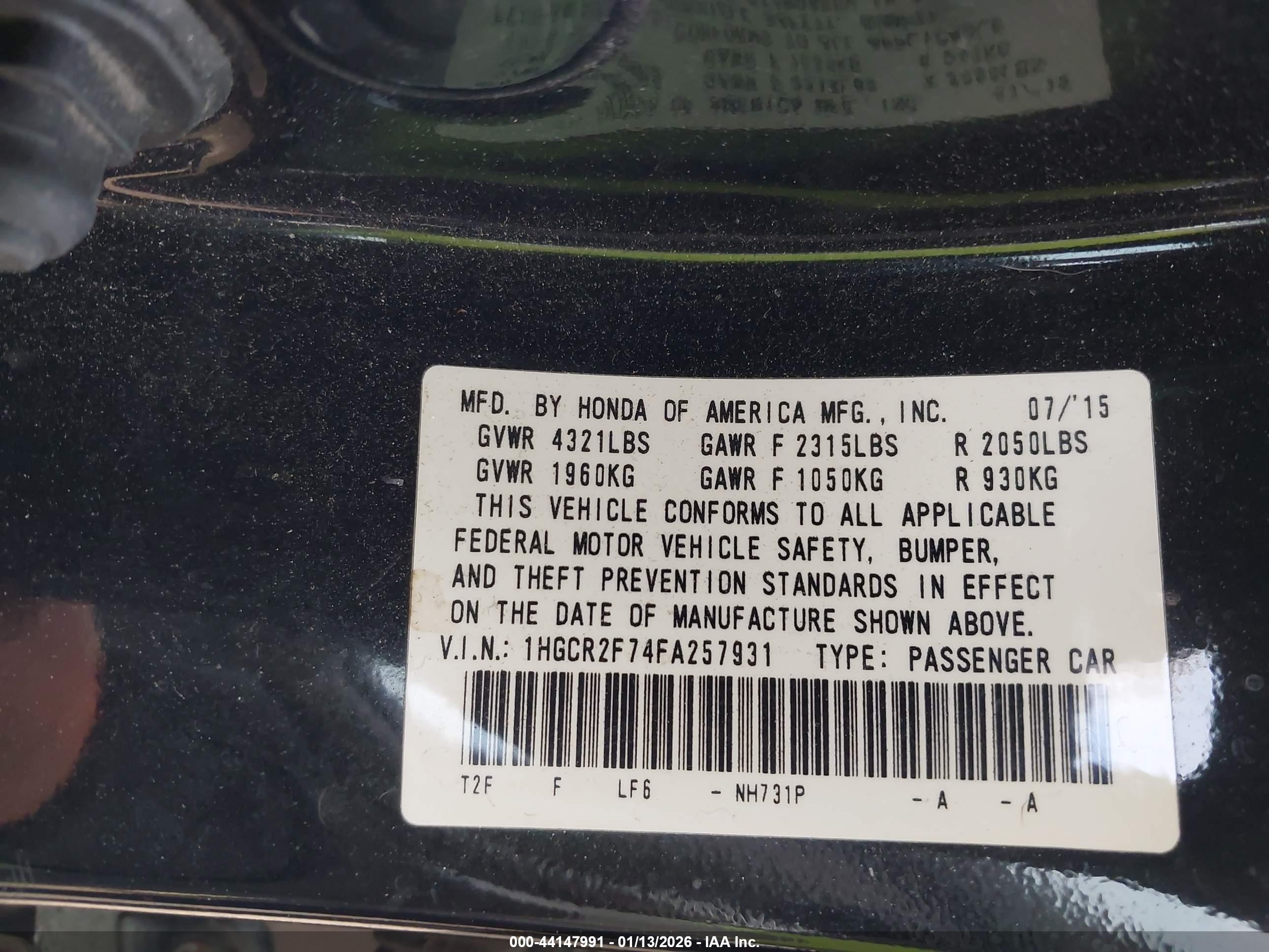 HONDA ACCORD image 9