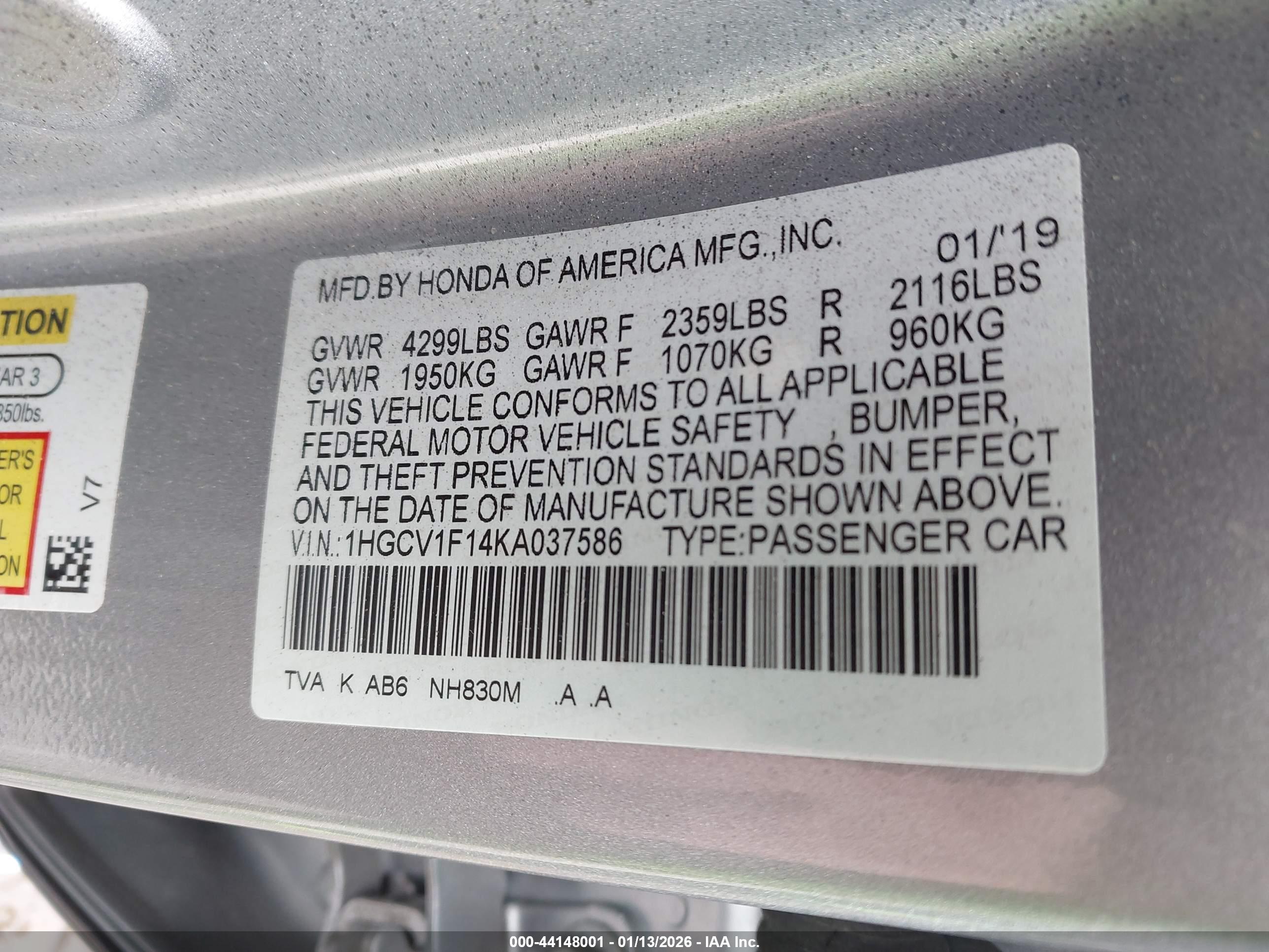 HONDA ACCORD image 9