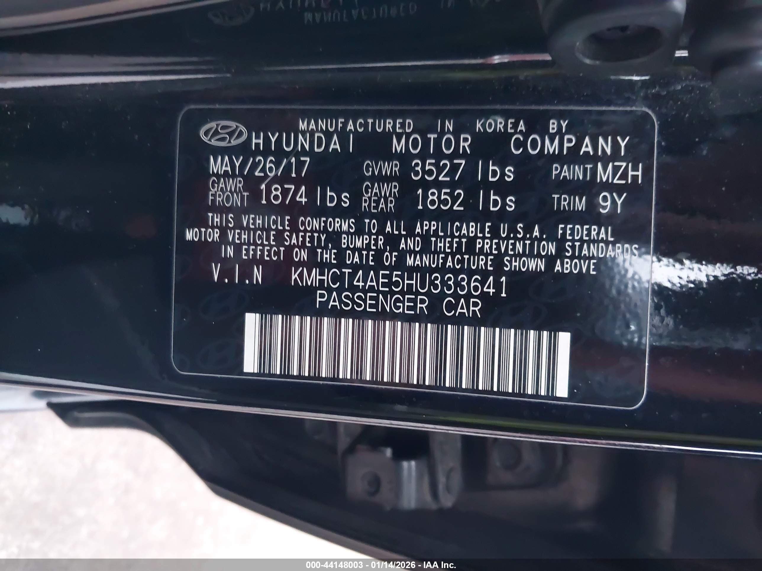 HYUNDAI ACCENT image 9