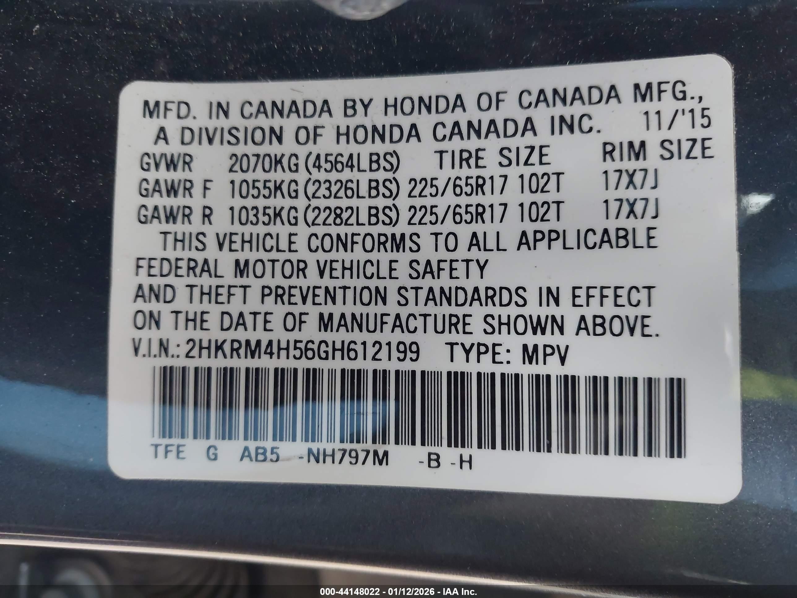 HONDA CR-V image 9