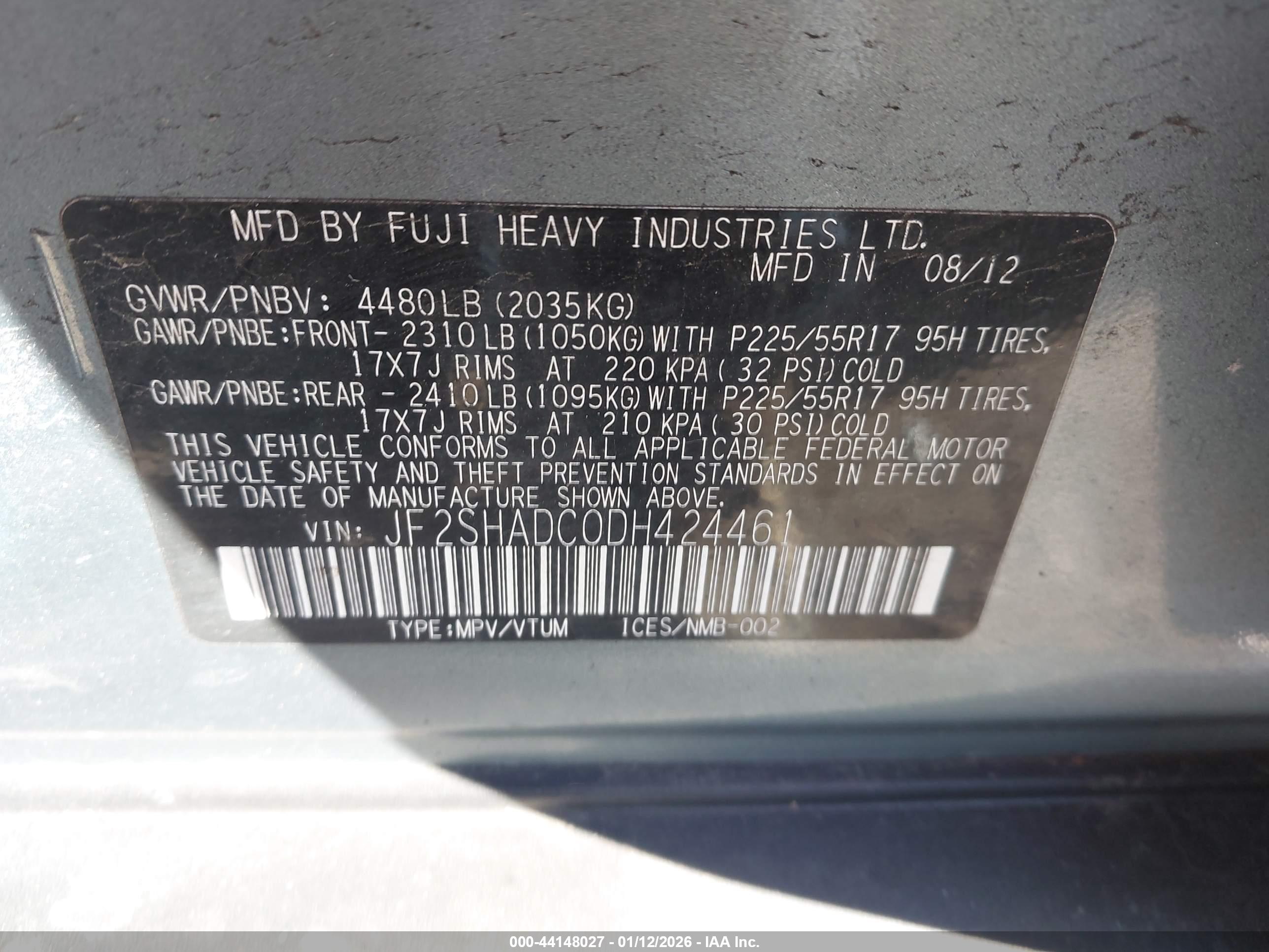 SUBARU FORESTER image 9