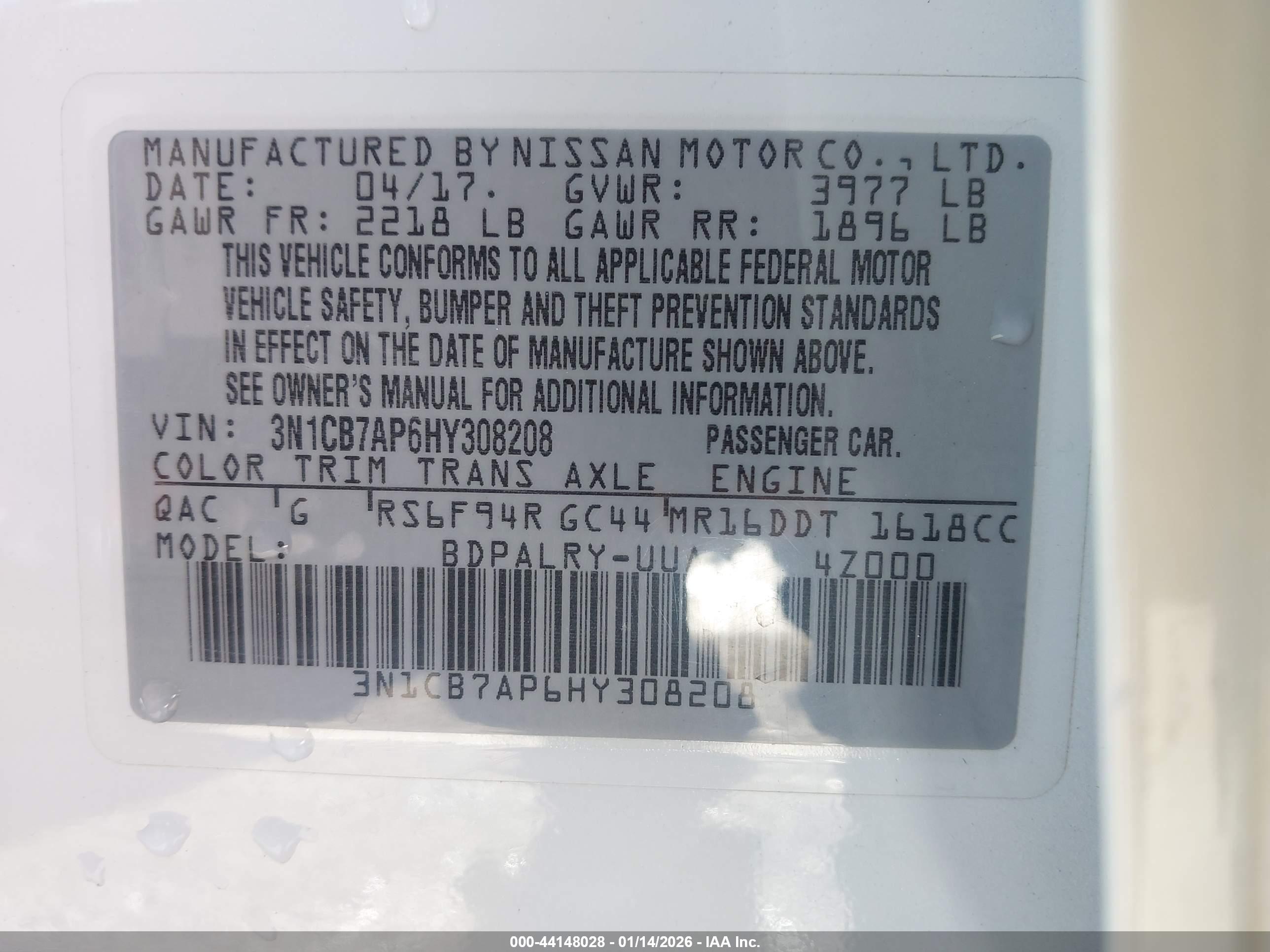 NISSAN SENTRA image 9
