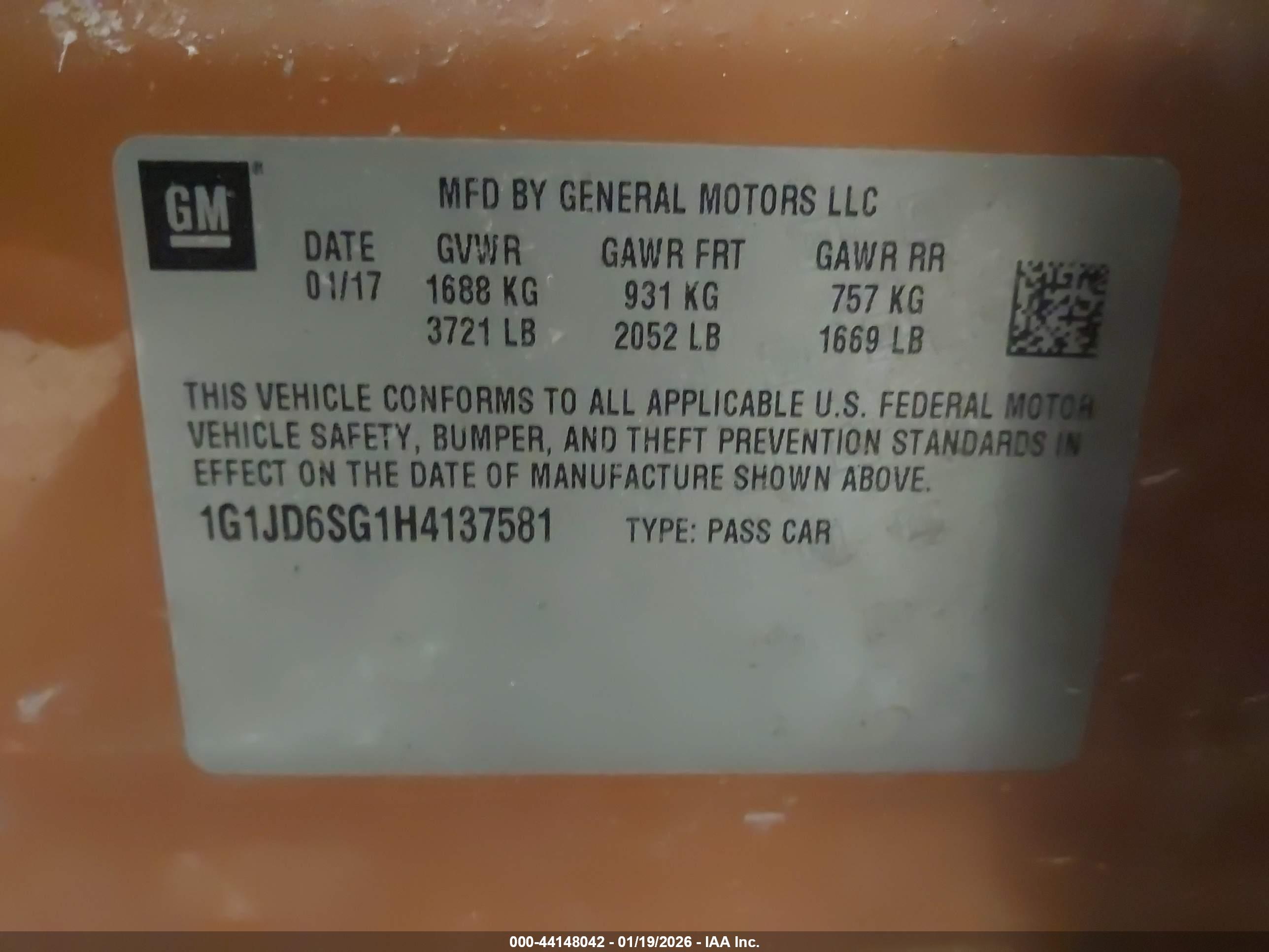 CHEVROLET SONIC image 9