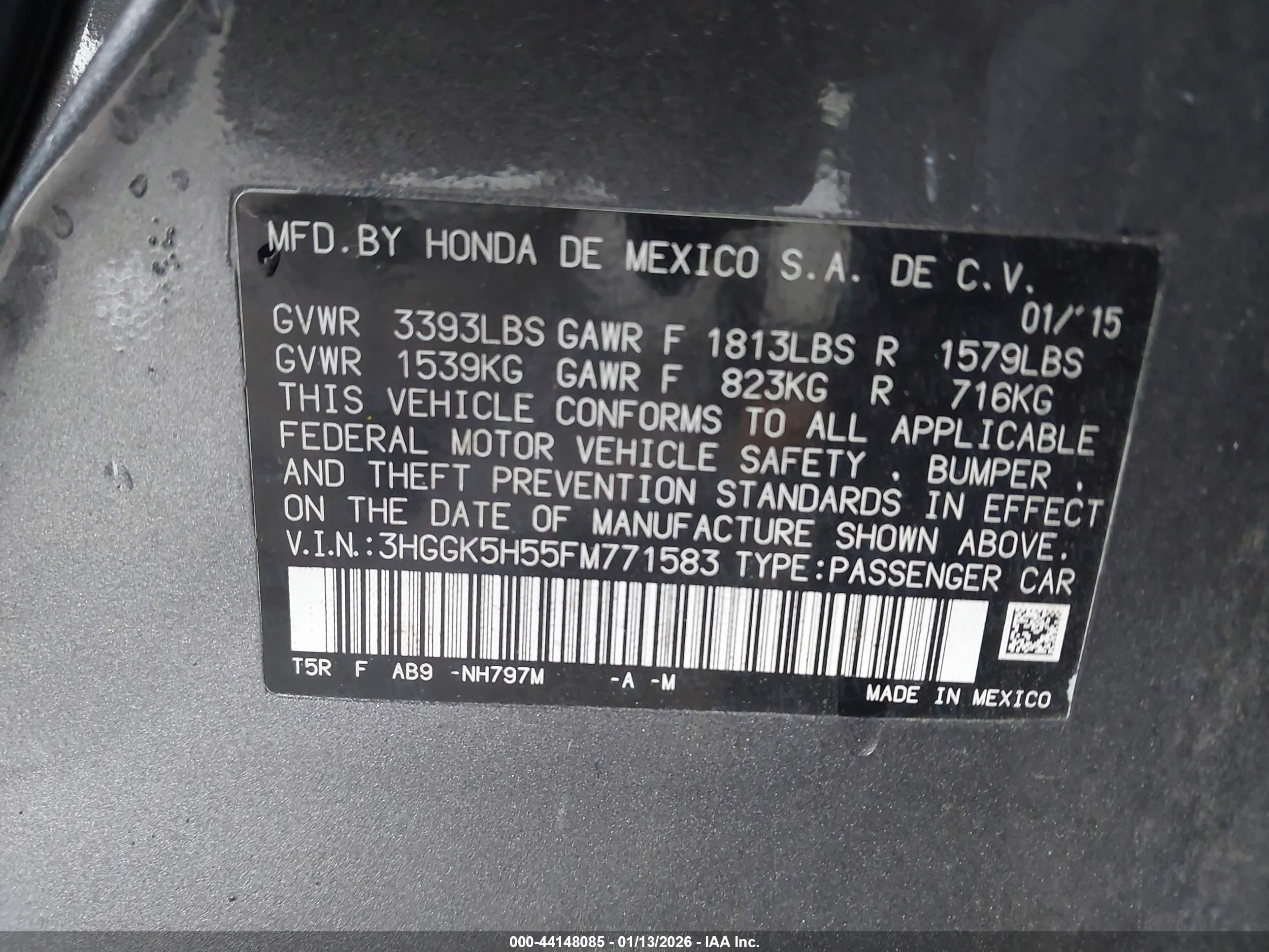 HONDA FIT image 9
