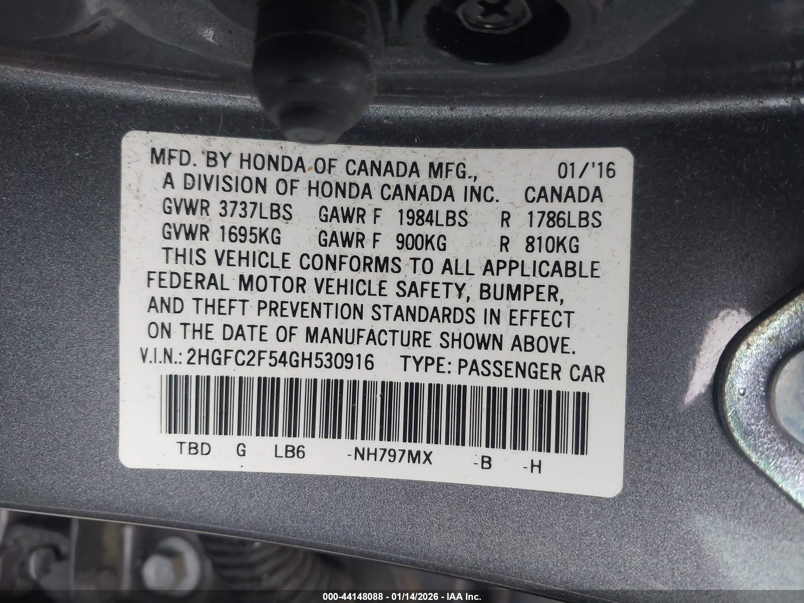 HONDA CIVIC image 9