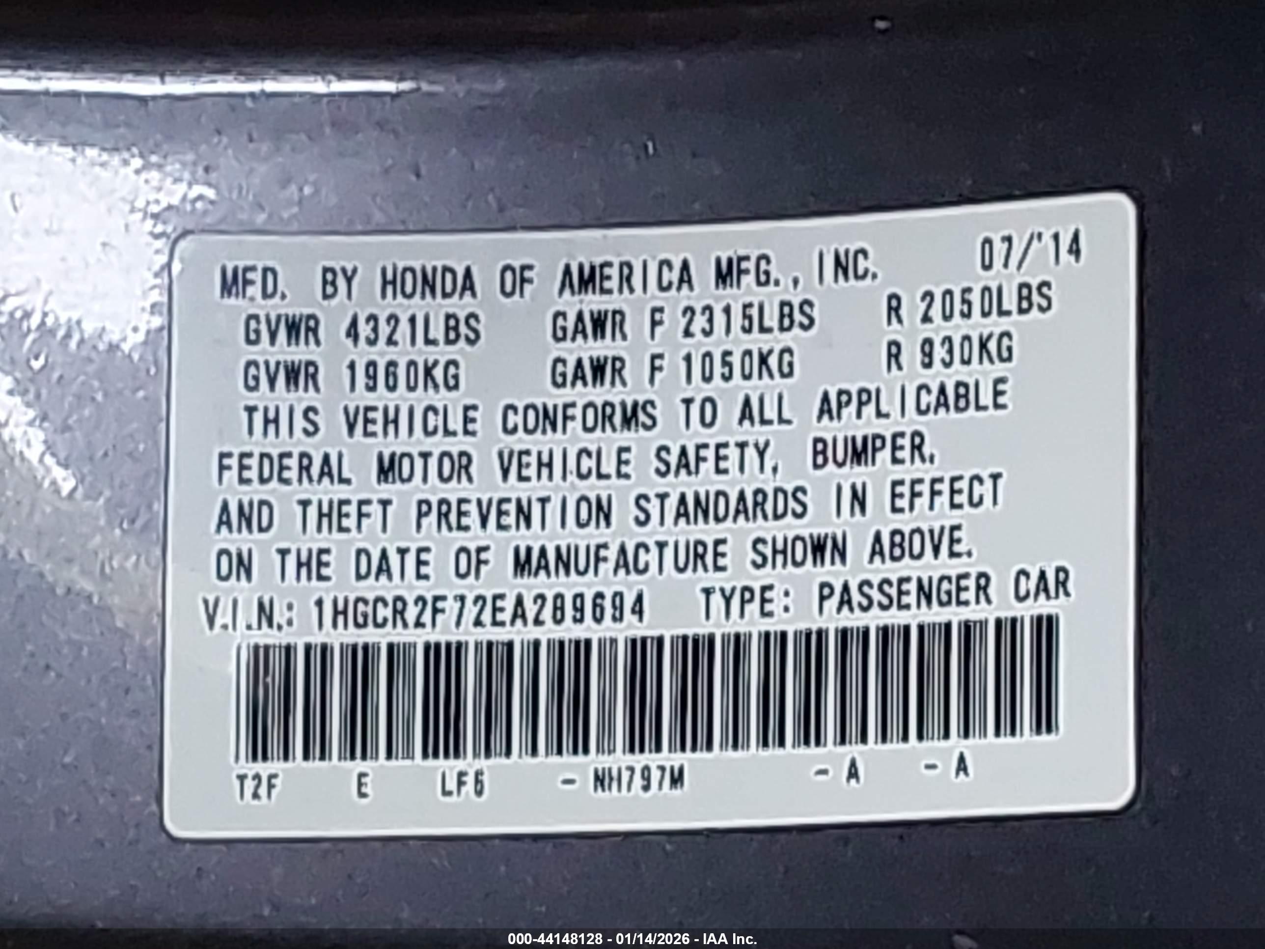 HONDA ACCORD image 9