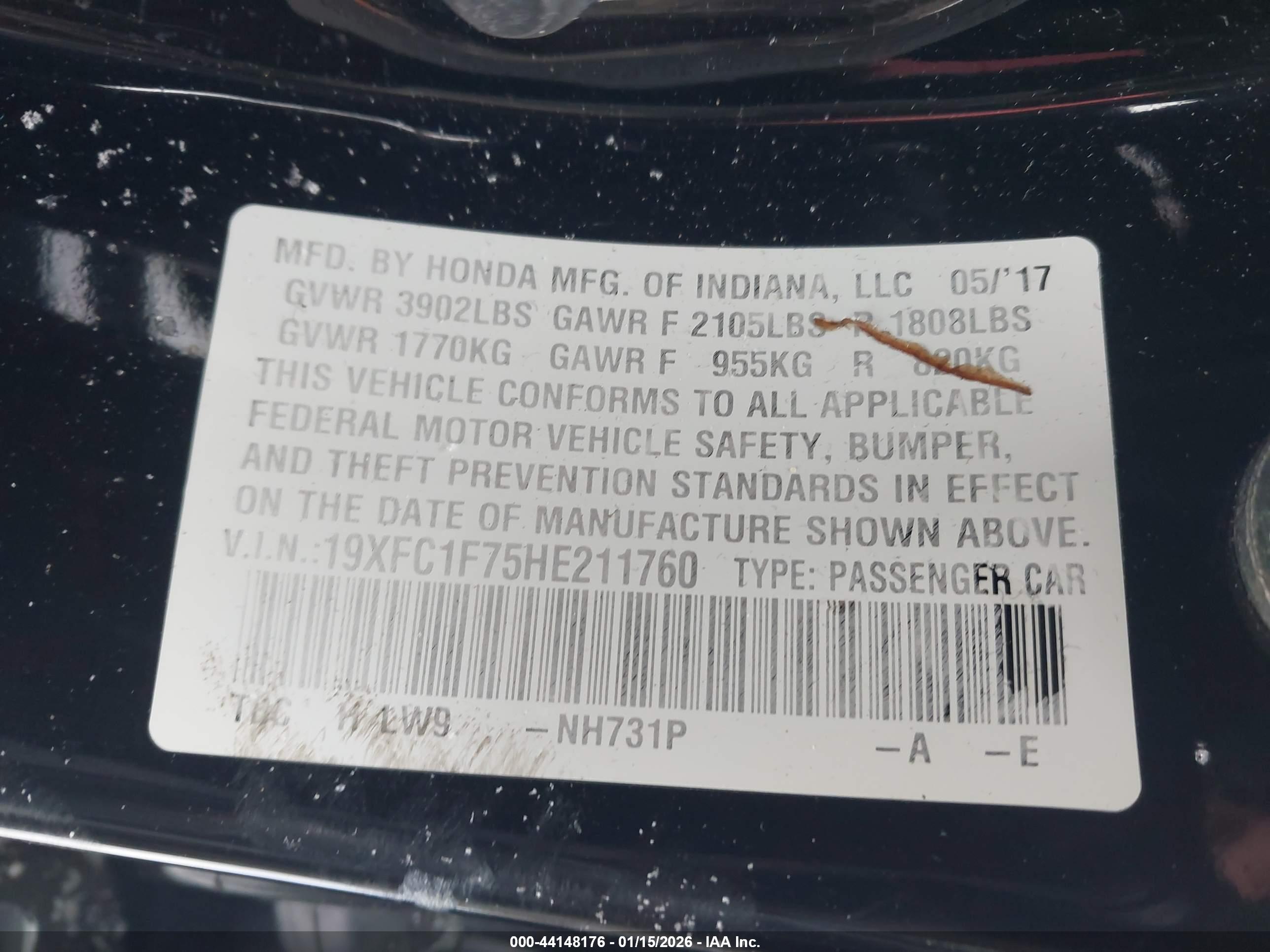 HONDA CIVIC image 9