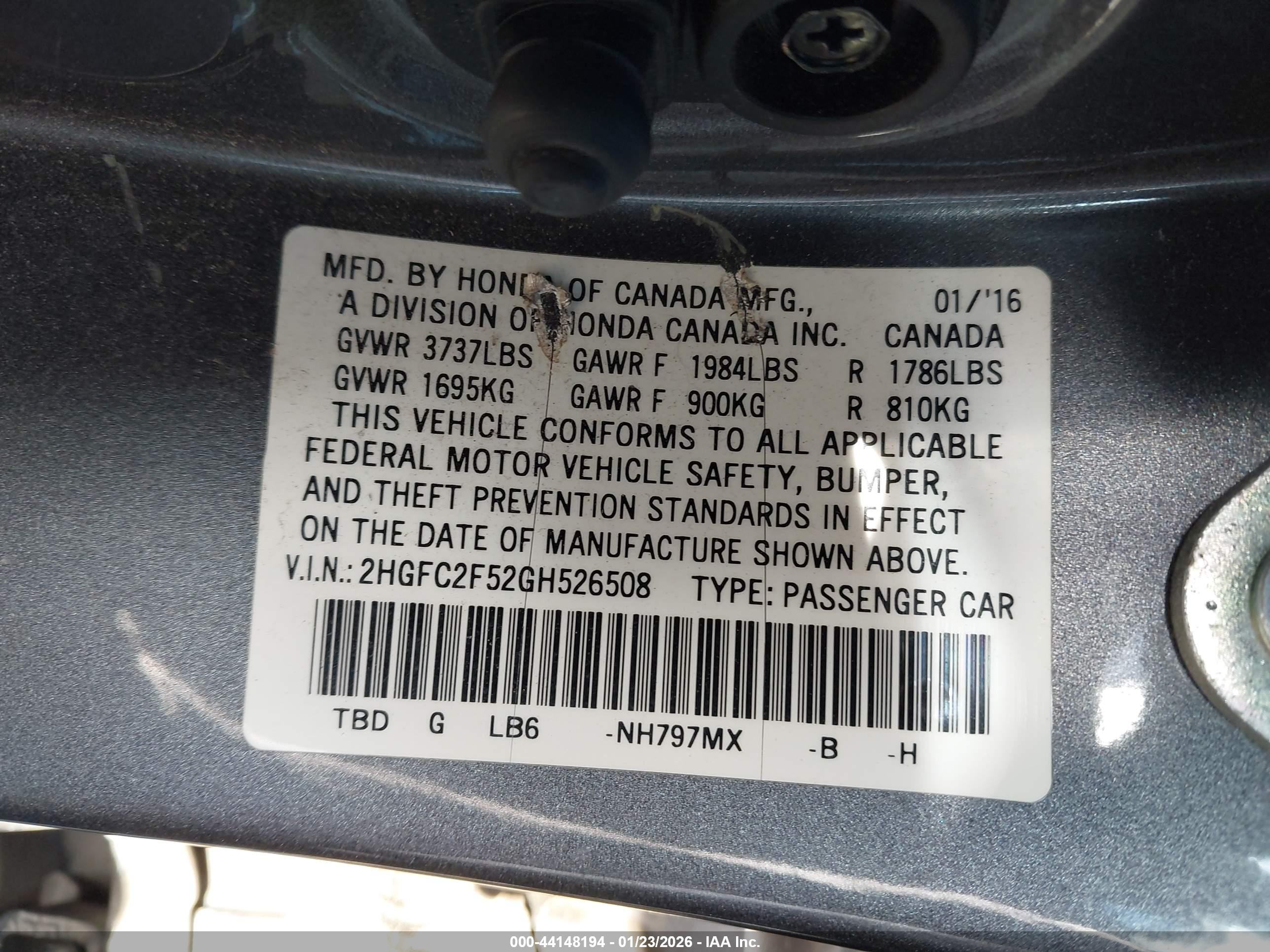 HONDA CIVIC image 9