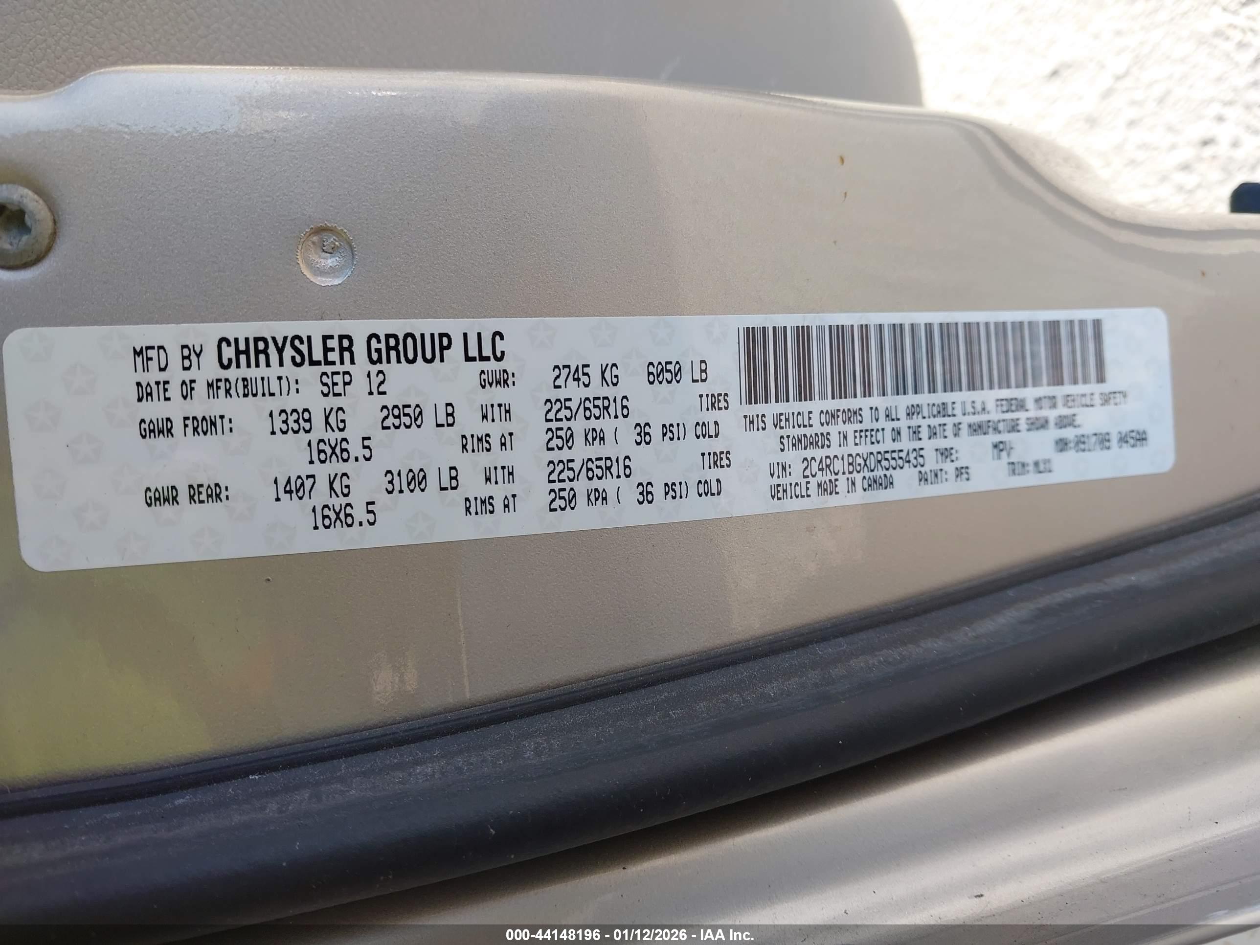 CHRYSLER TOWN image 9
