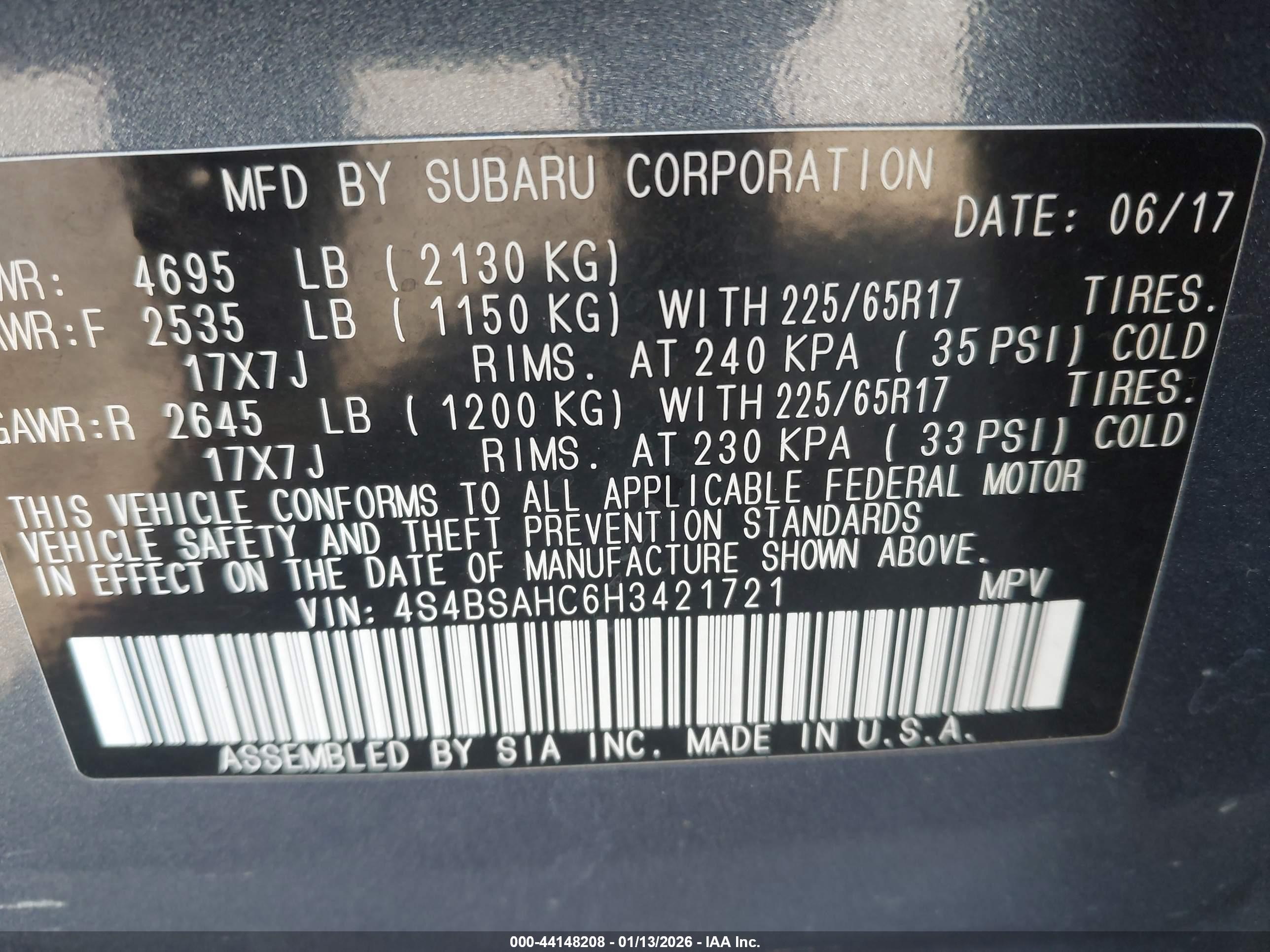 SUBARU OUTBACK image 9