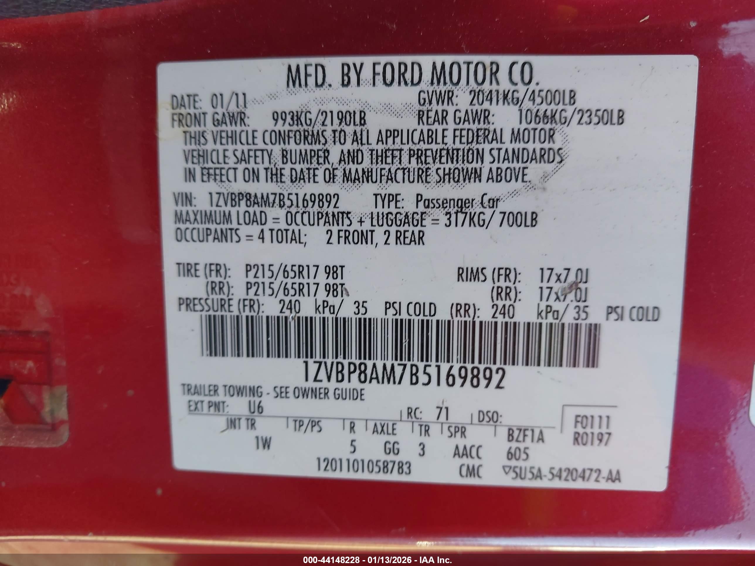 FORD MUSTANG image 9