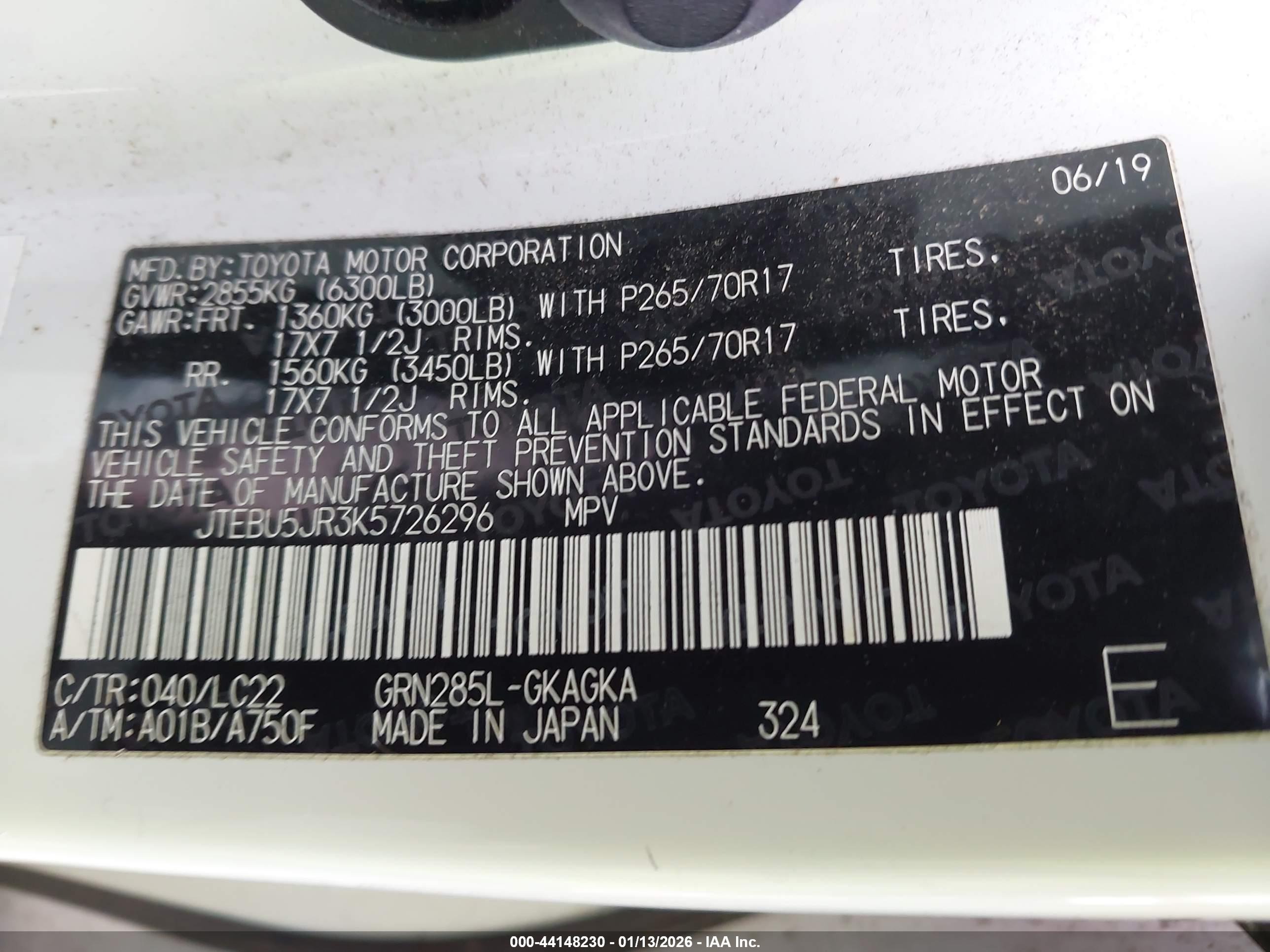 TOYOTA 4RUNNER image 9