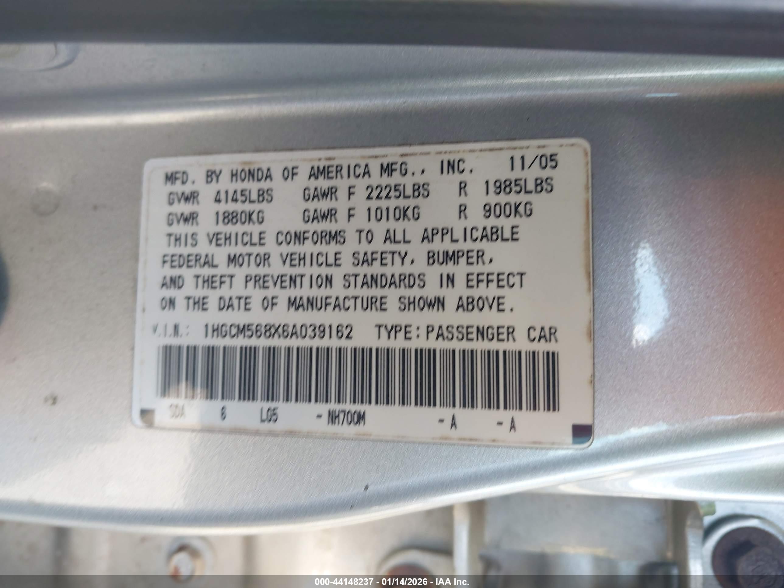 HONDA ACCORD image 9