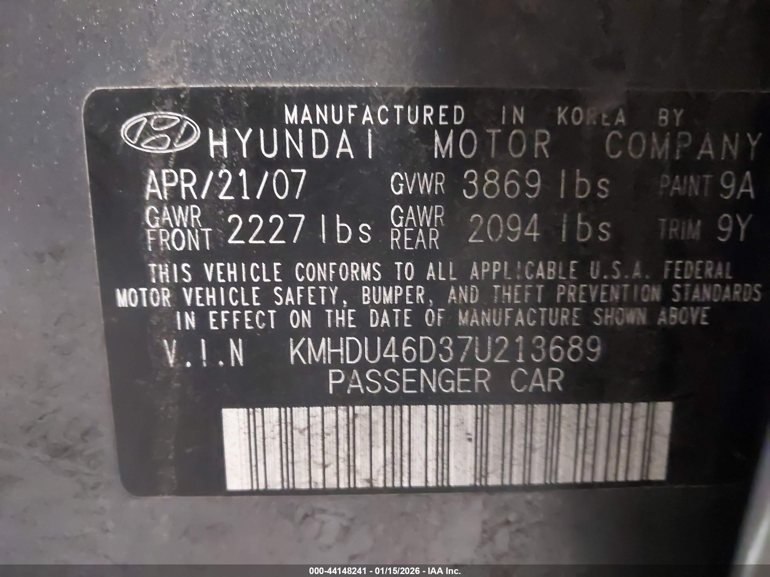 HYUNDAI ELANTRA image 9