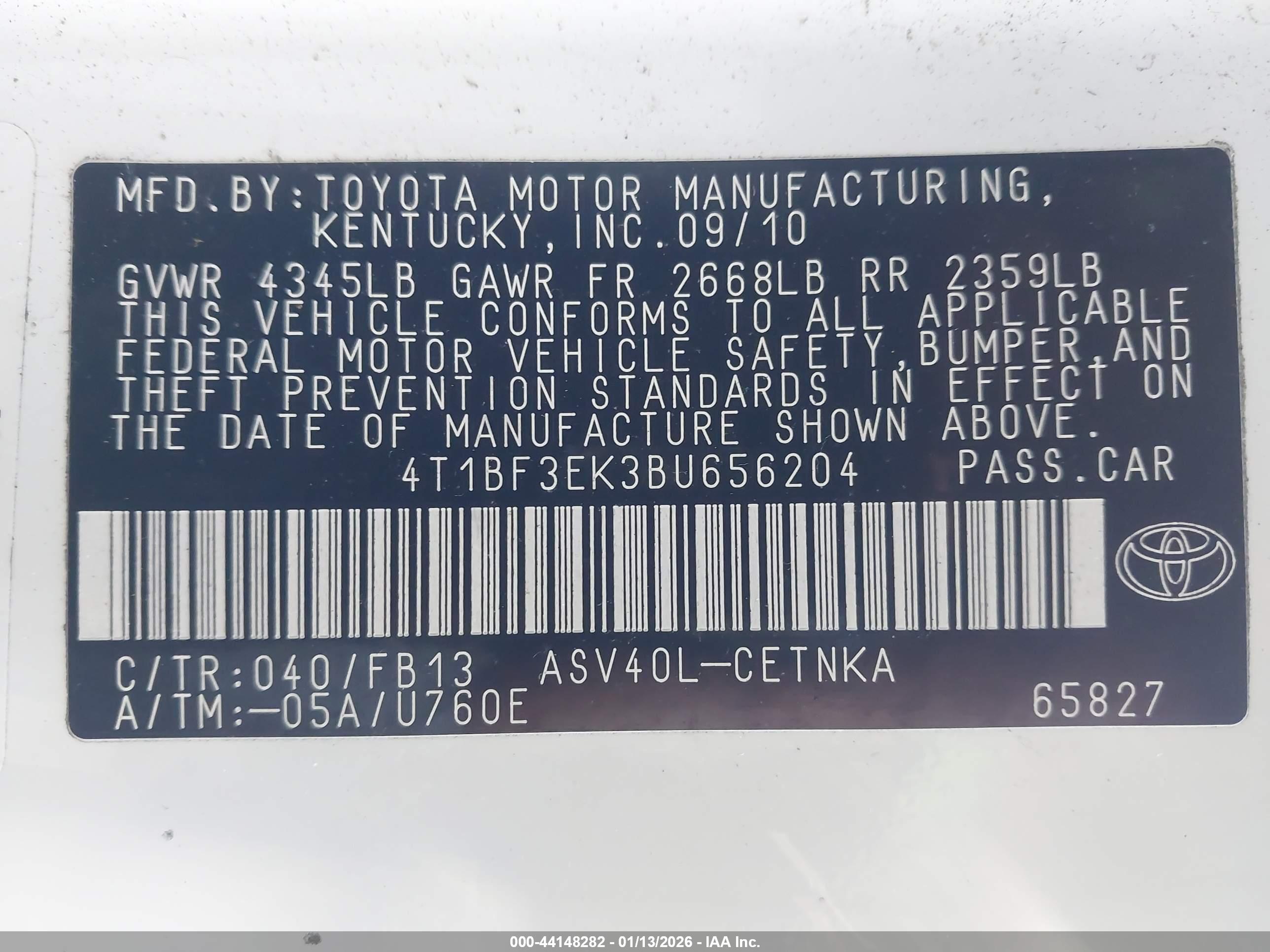 TOYOTA CAMRY image 9