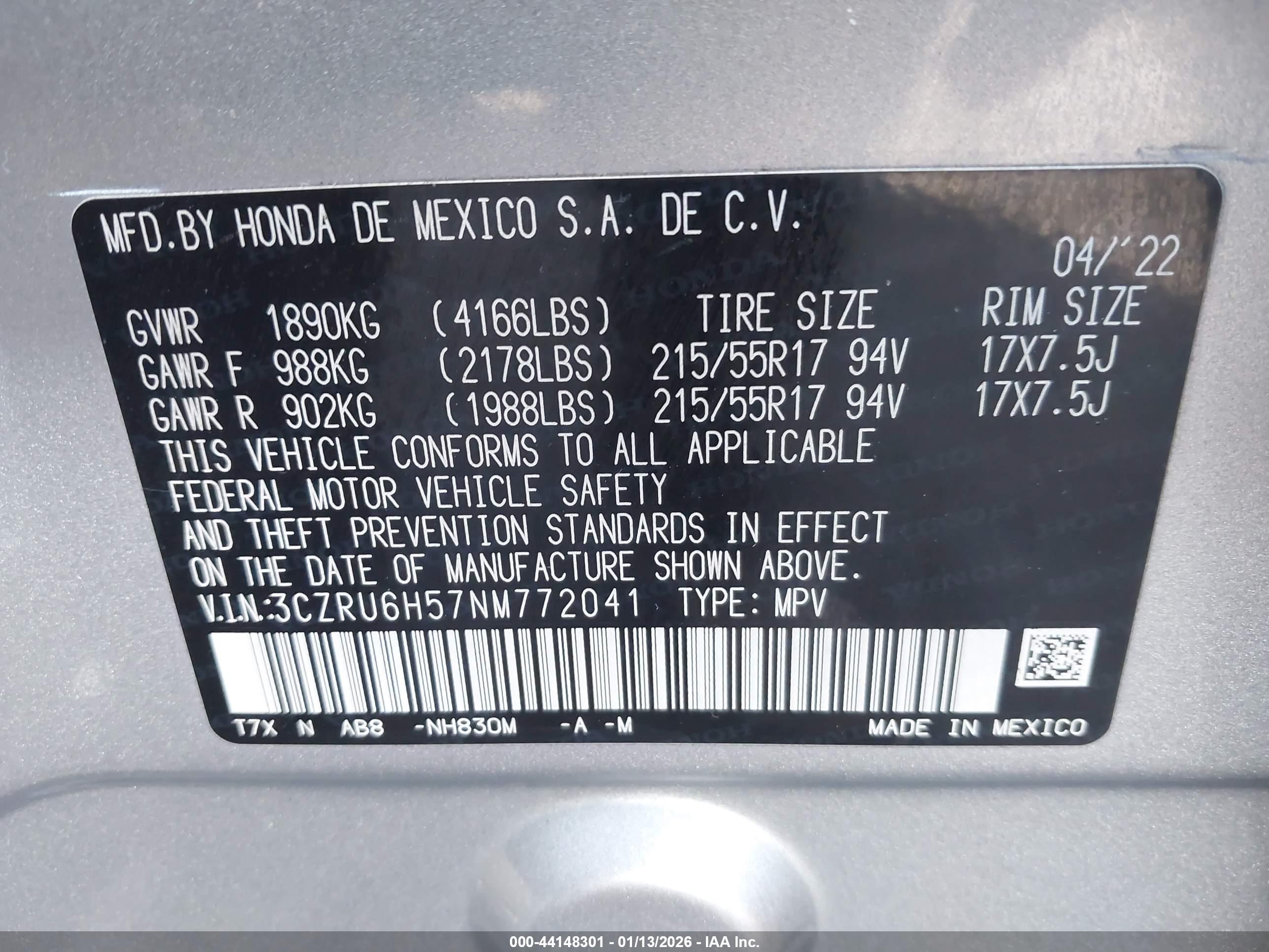 HONDA HR-V image 9