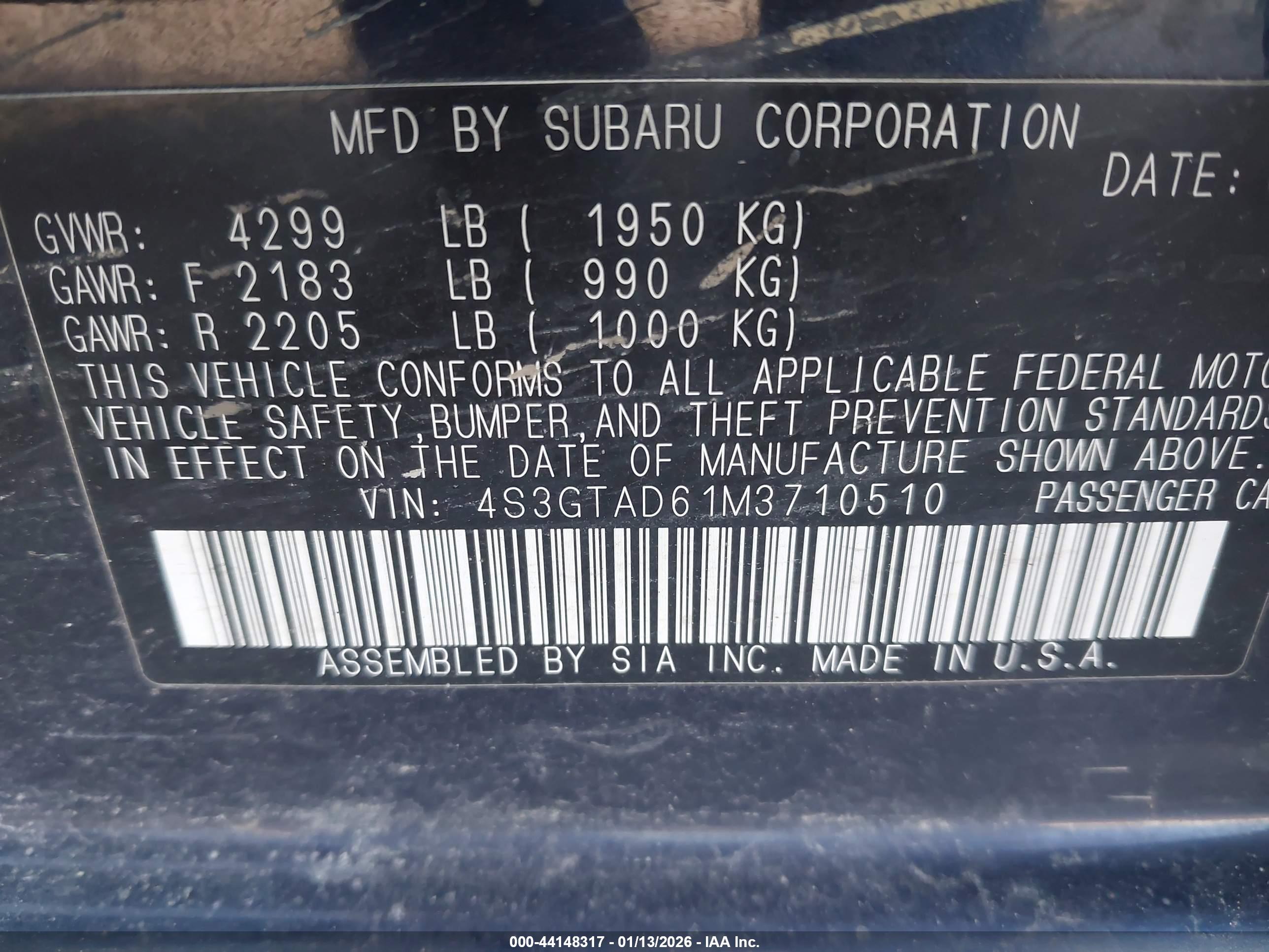 SUBARU IMPREZA image 9