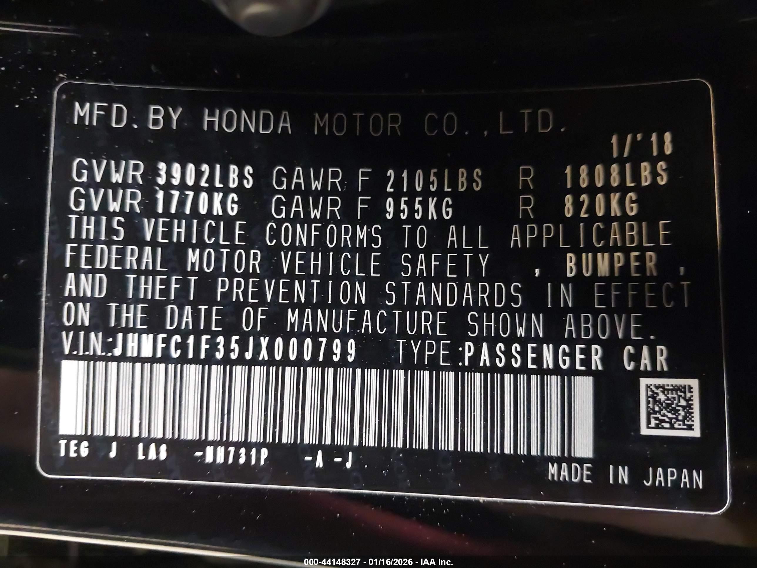 HONDA CIVIC image 9