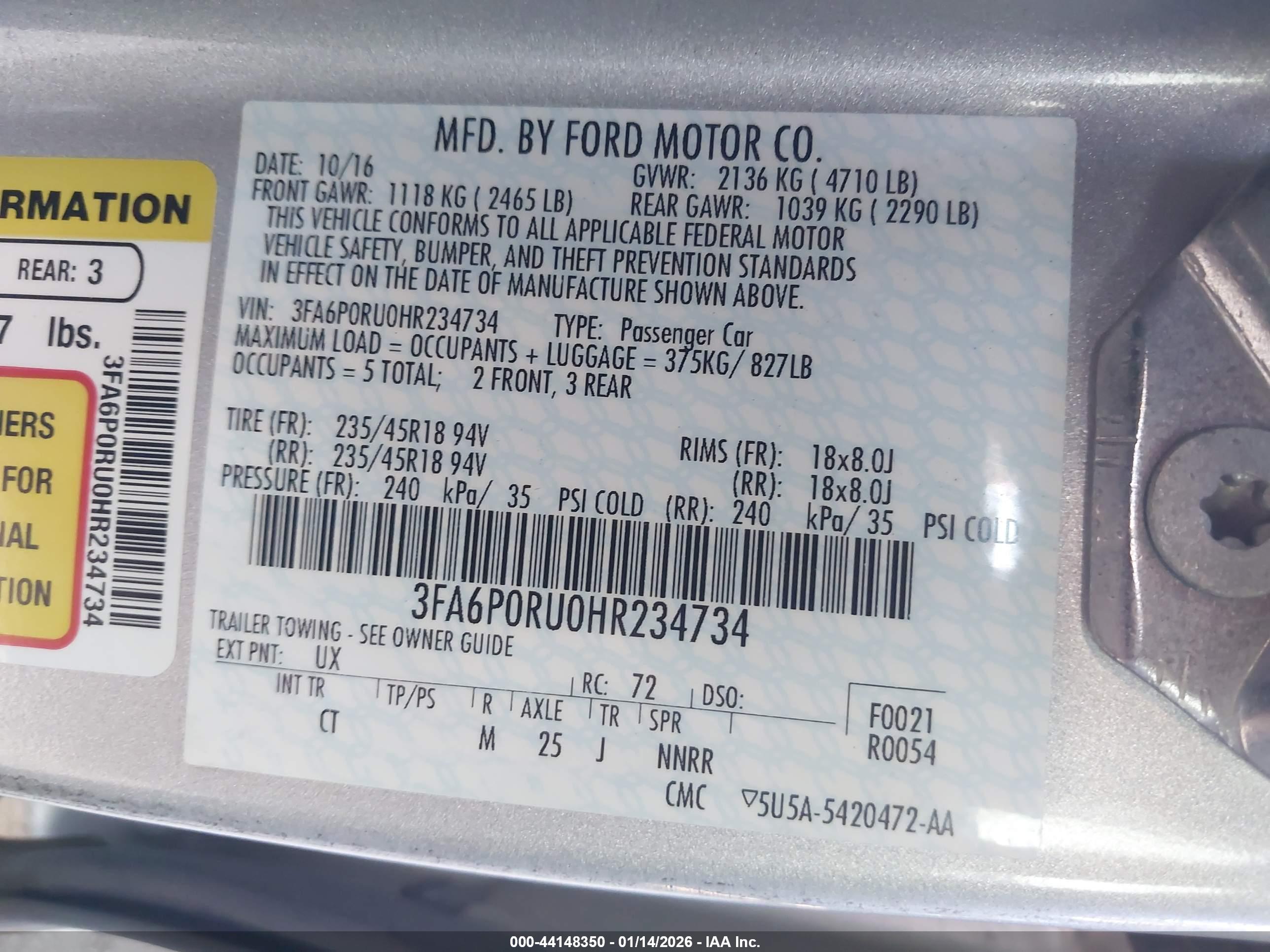FORD FUSION image 9