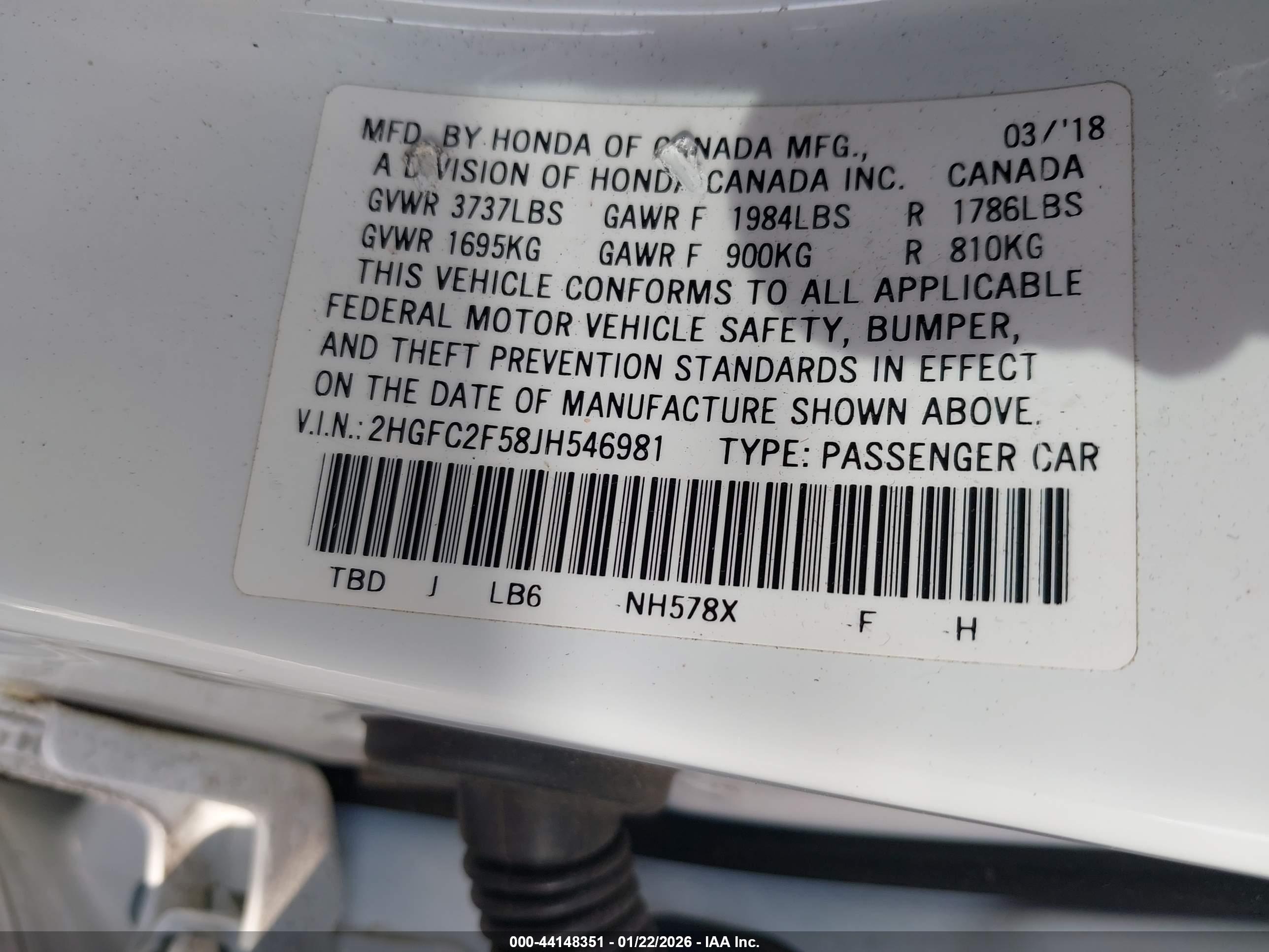 HONDA CIVIC image 9