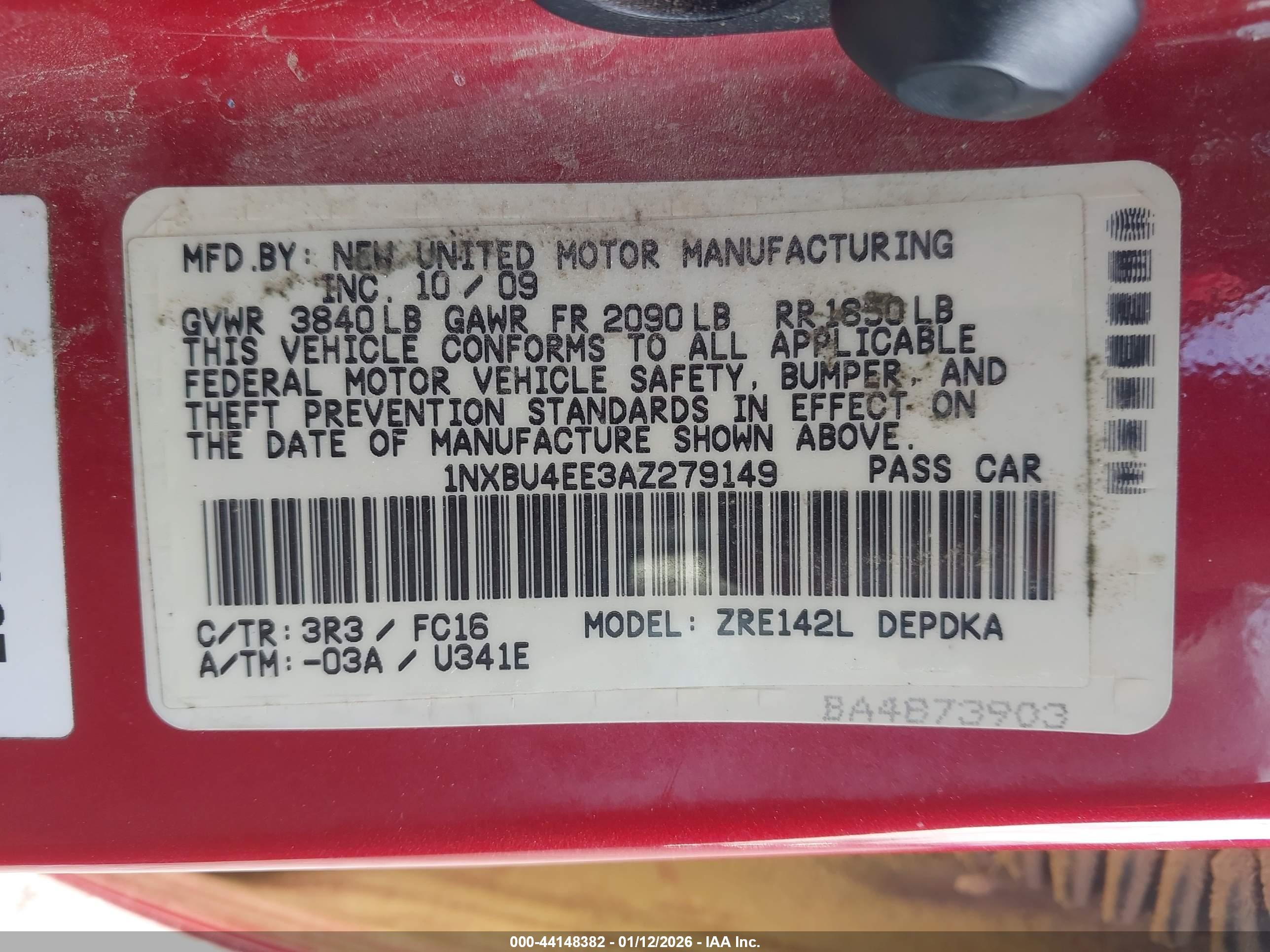 TOYOTA COROLLA image 9