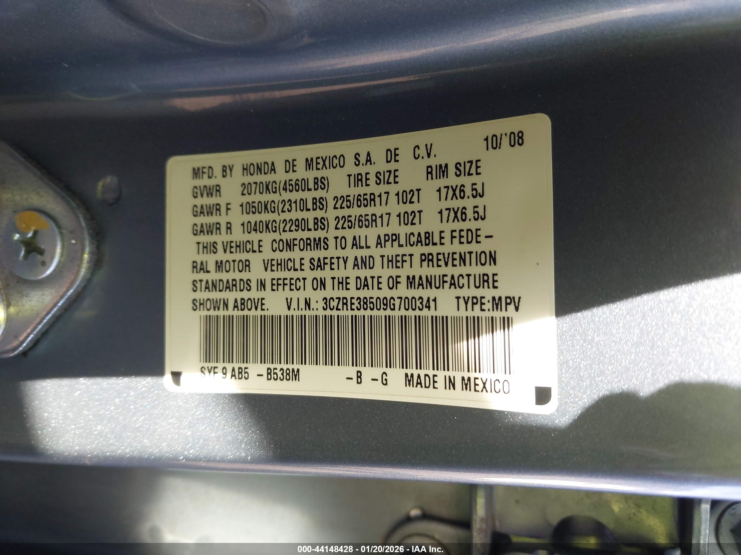 HONDA CR-V image 9