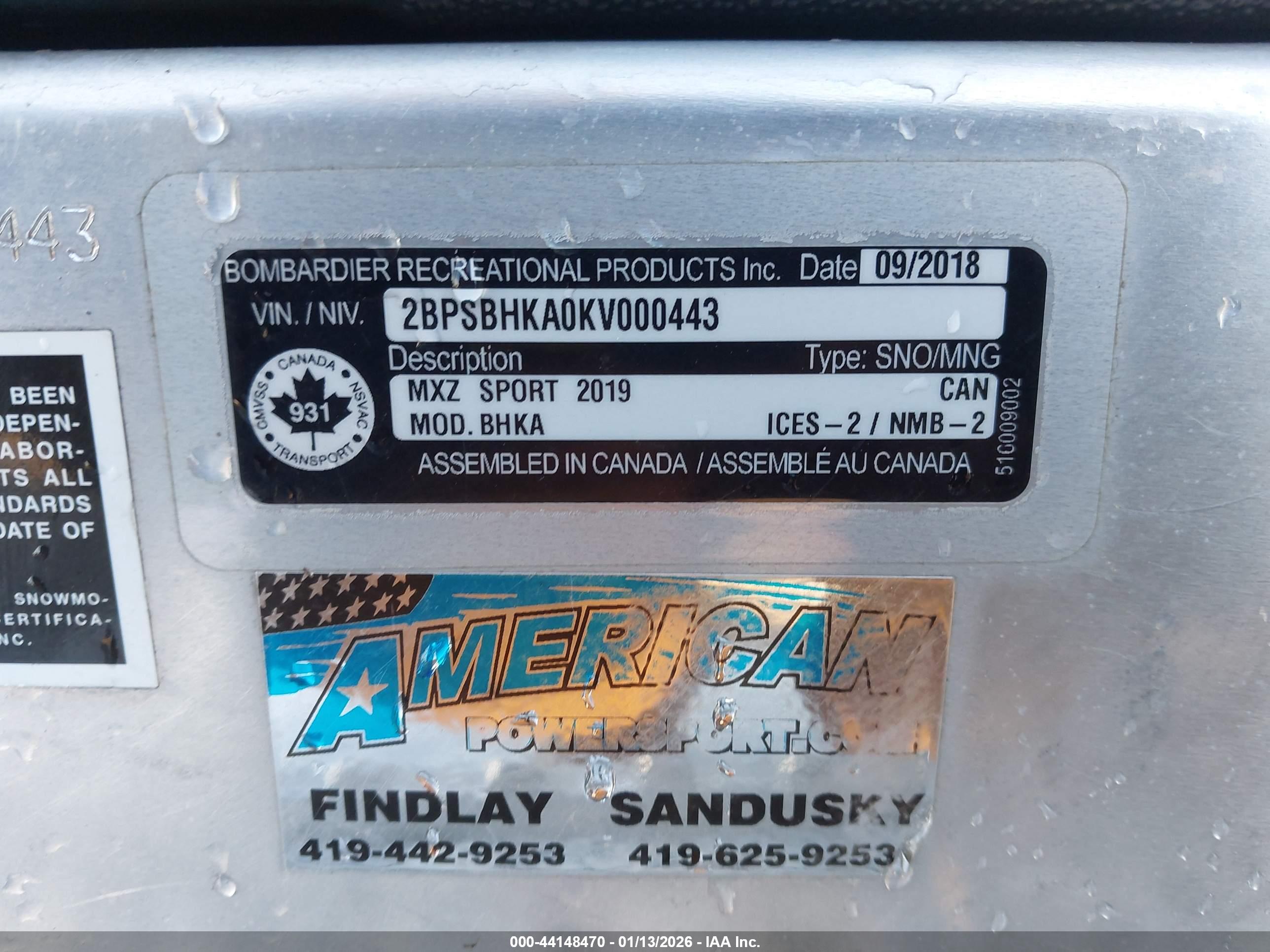 SKIDOO SNOWMOBILE image 9