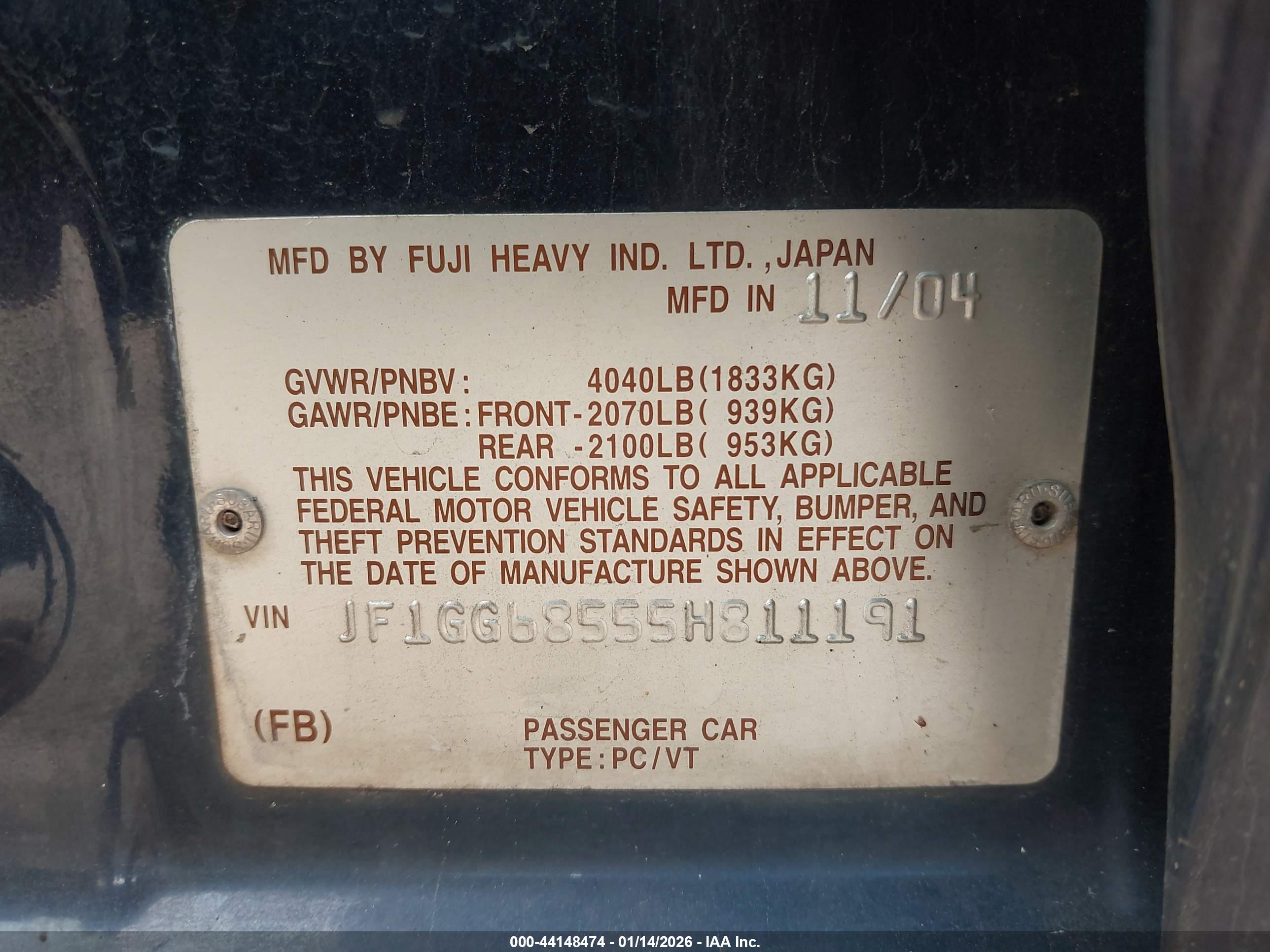 SUBARU IMPREZA image 9