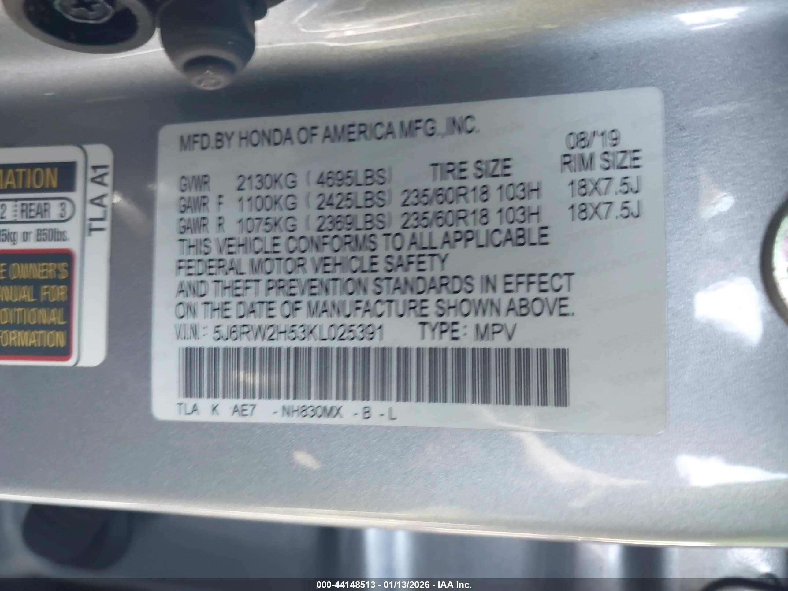 HONDA CR-V image 9