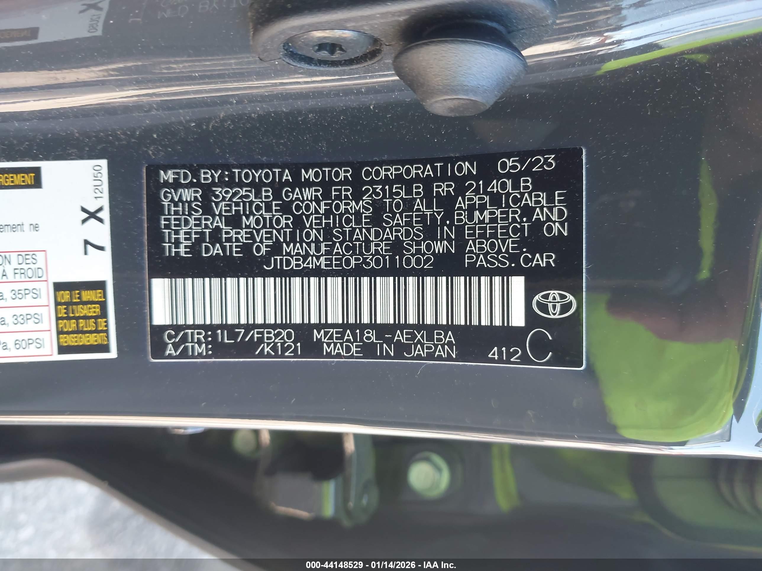TOYOTA COROLLA image 9