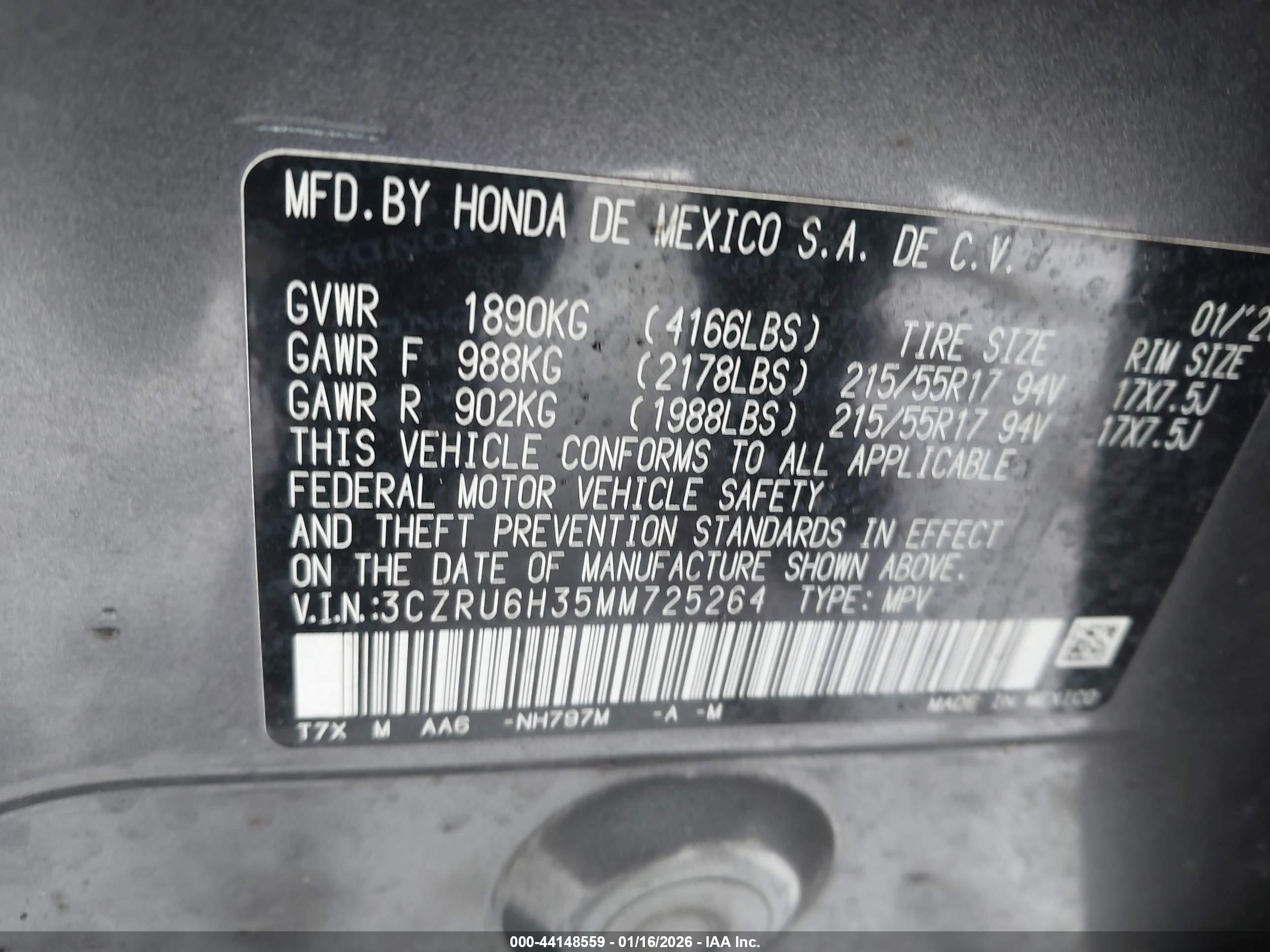 HONDA HR-V image 9