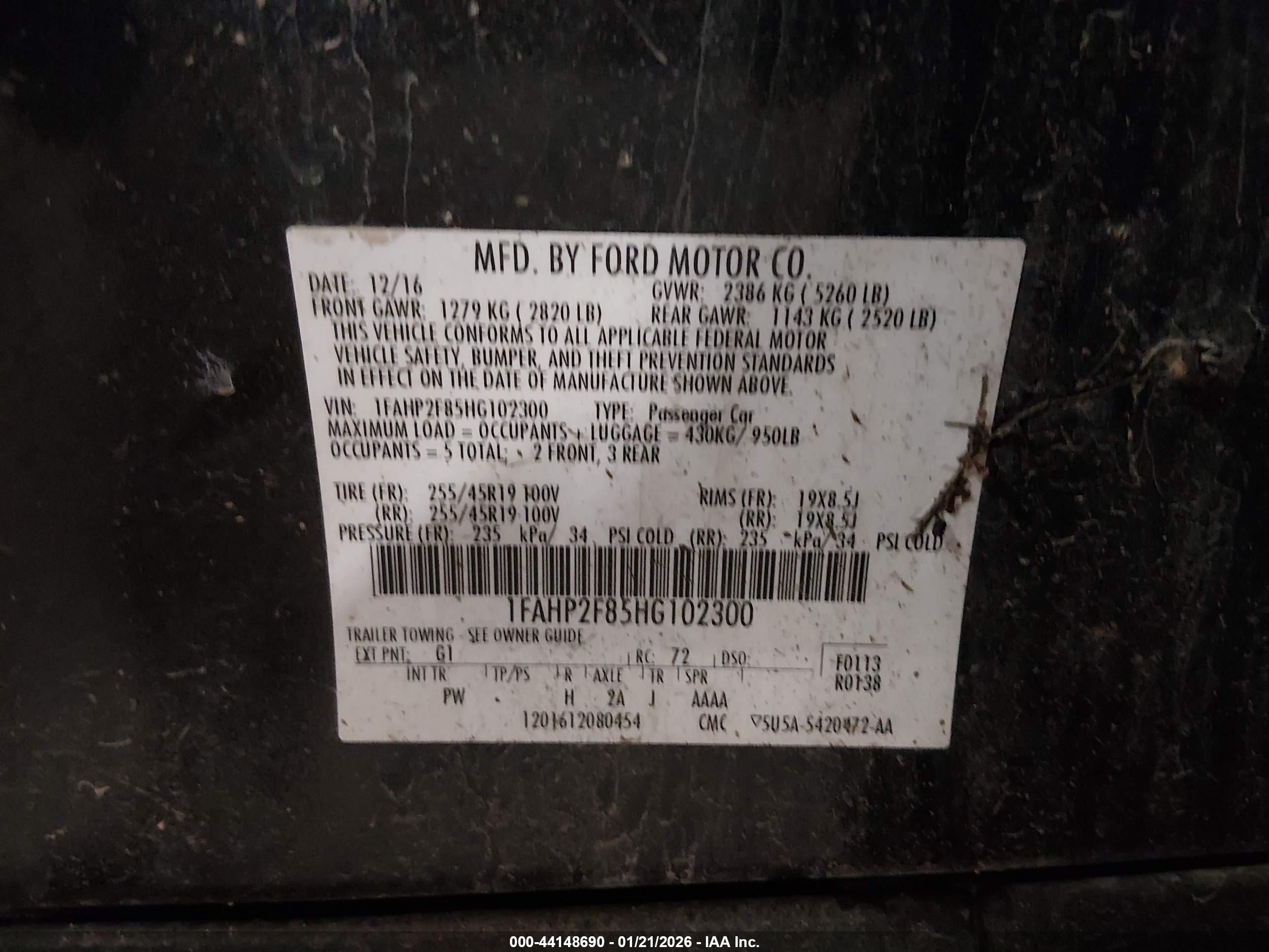 FORD TAURUS image 9
