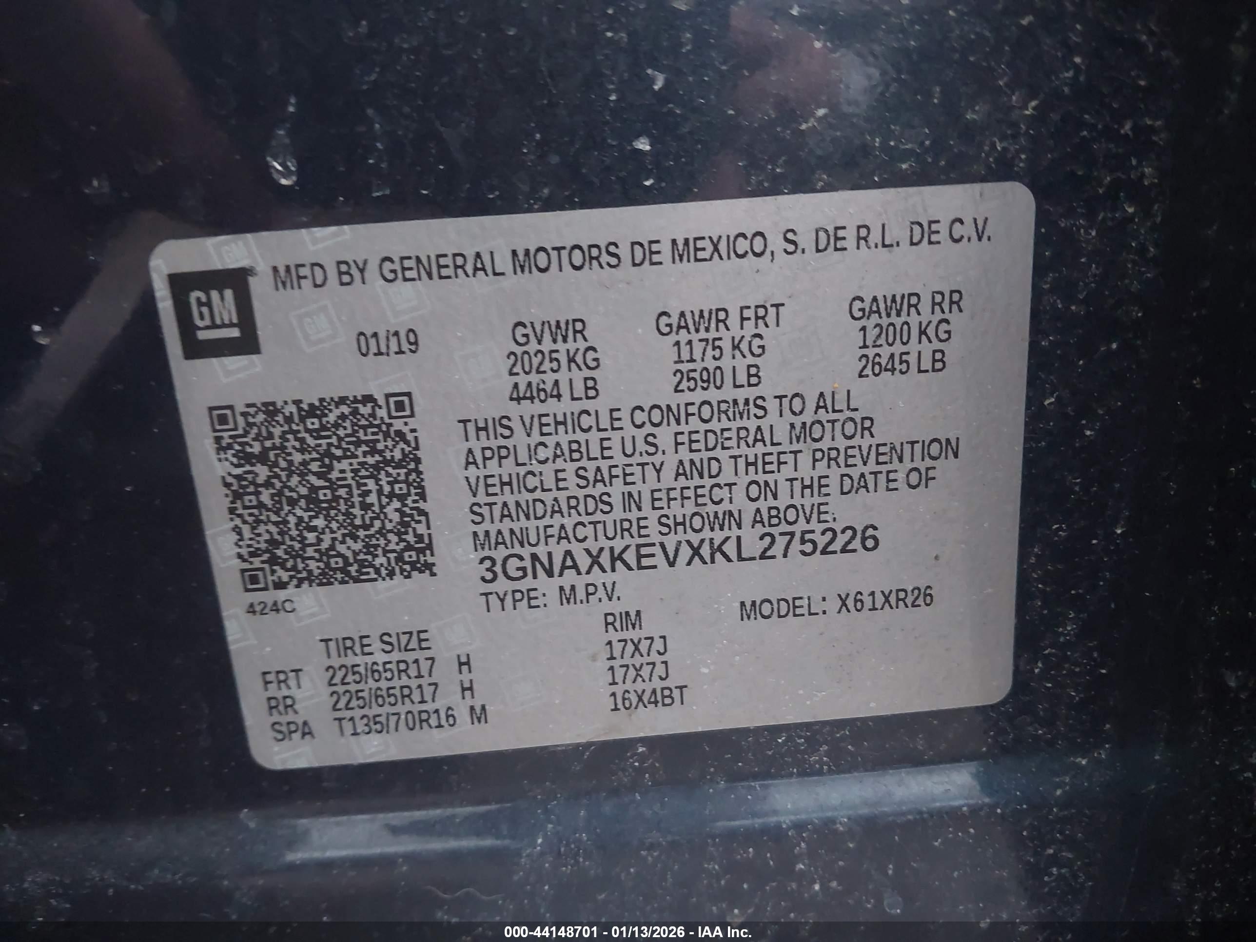 CHEVROLET EQUINOX image 9